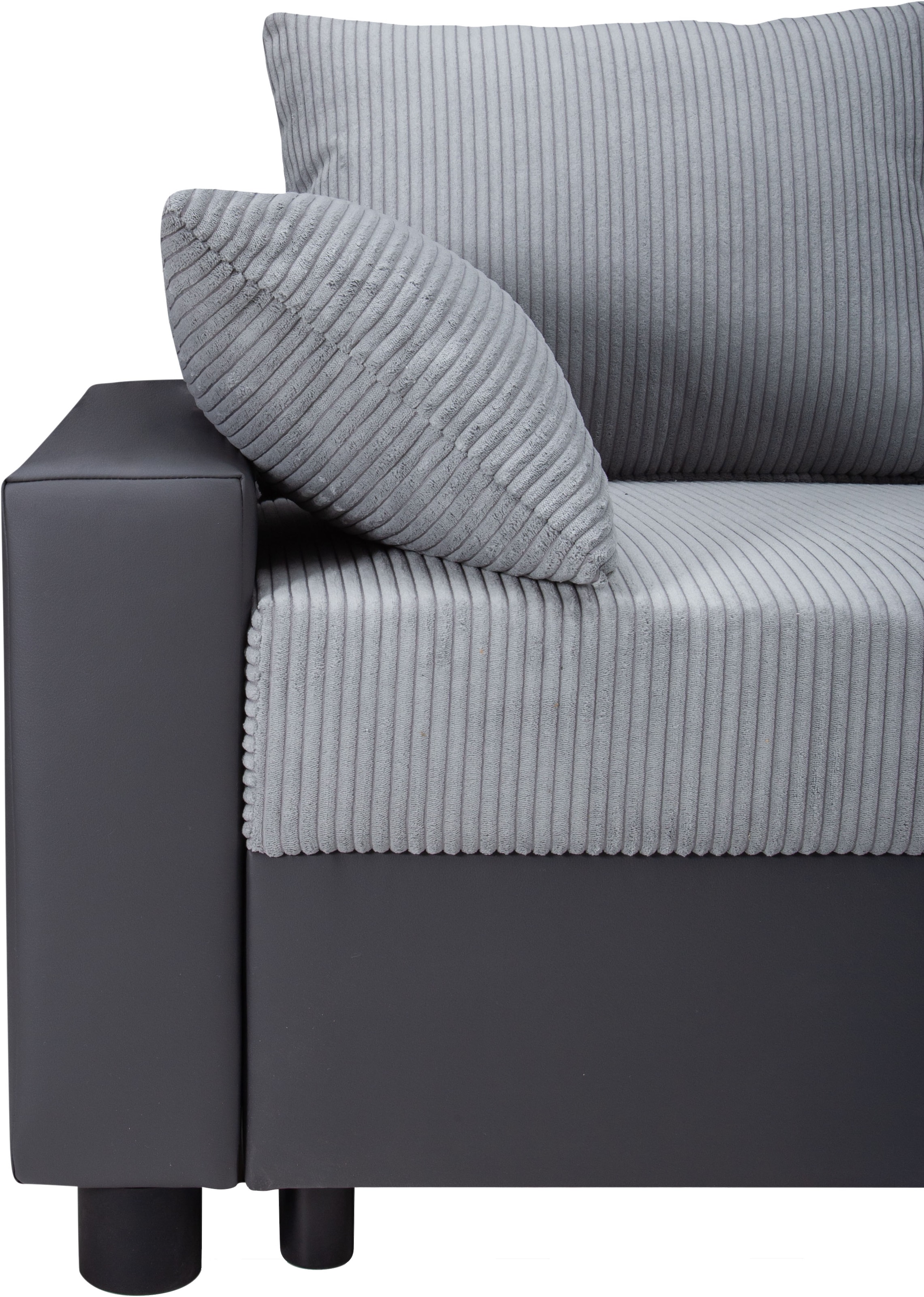 COLLECTION AB Ecksofa »30 Jahre Jubiläums-Modell Parma L-Form«, mit Schlaffunktion und Bettkasten, inklusive Kissen, Bonellfederkern