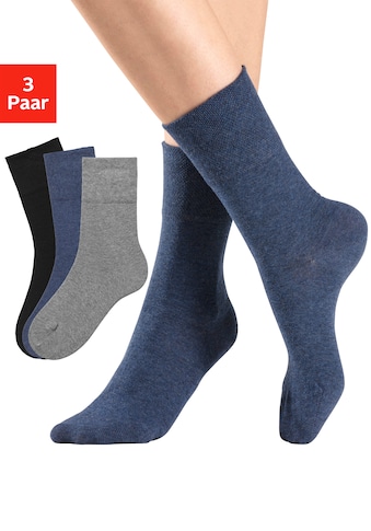 Socken, (Set, 3 Paar)