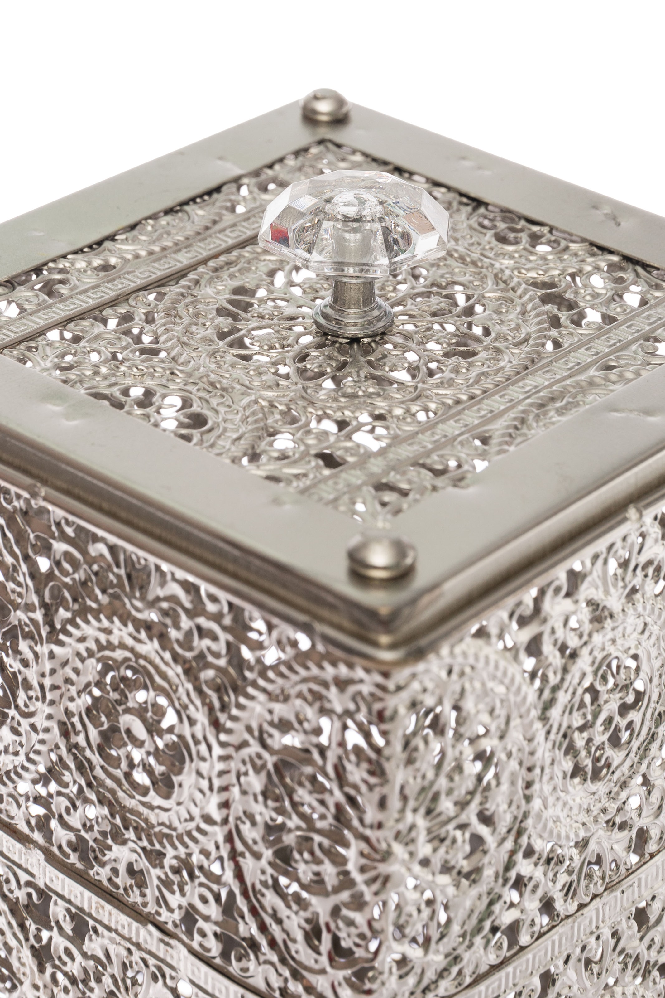 Myflair Möbel & Accessoires Aufbewahrungsbox »Kelia«, aus Metall, mit Deckel