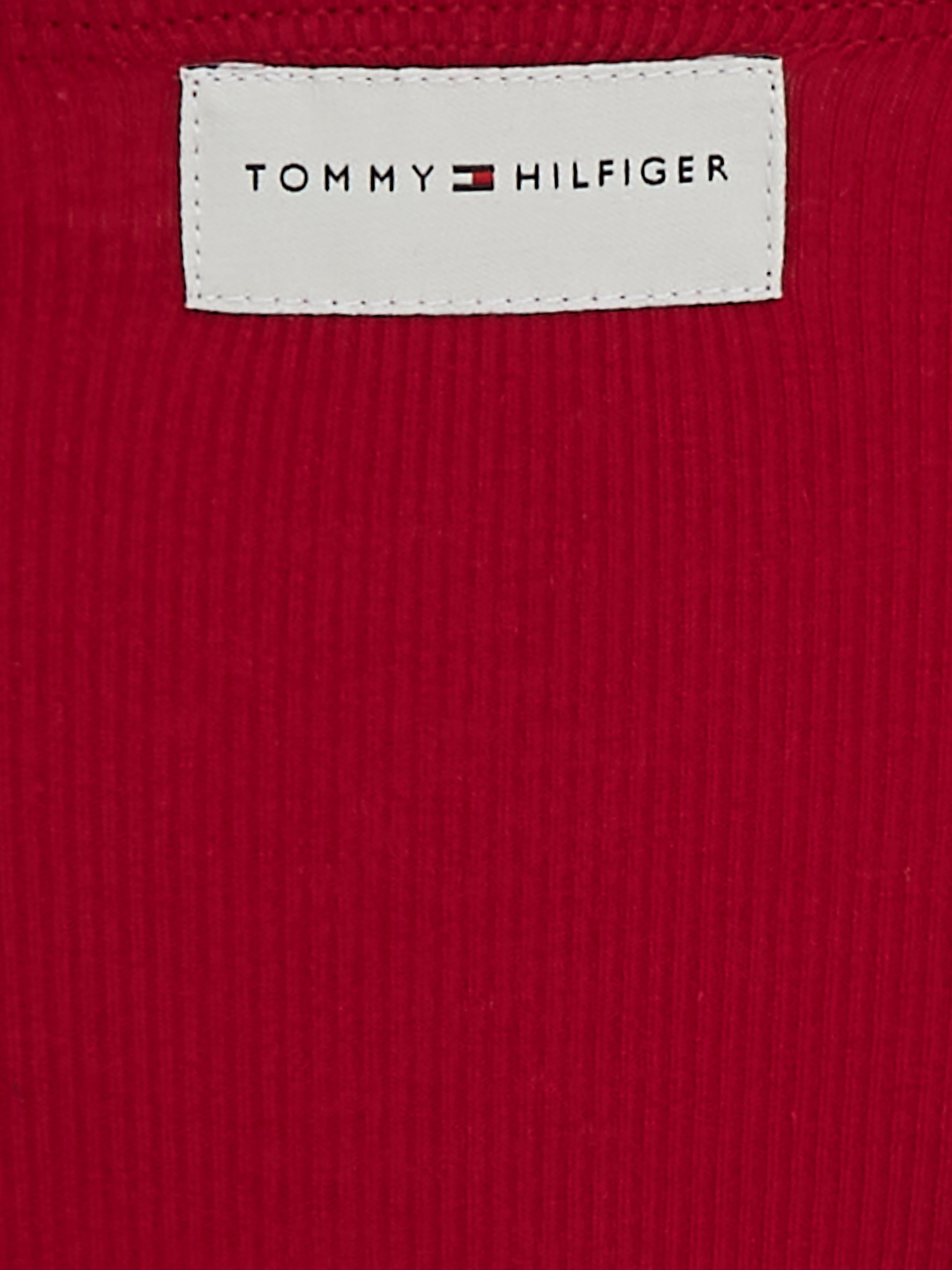 Tommy Hilfiger Underwear Slip »3P THONG (EXT. SIZE)«, (Packung, 3 St., 3er), in Rippoptik mit Tommy Hilfiger Logo-Badge