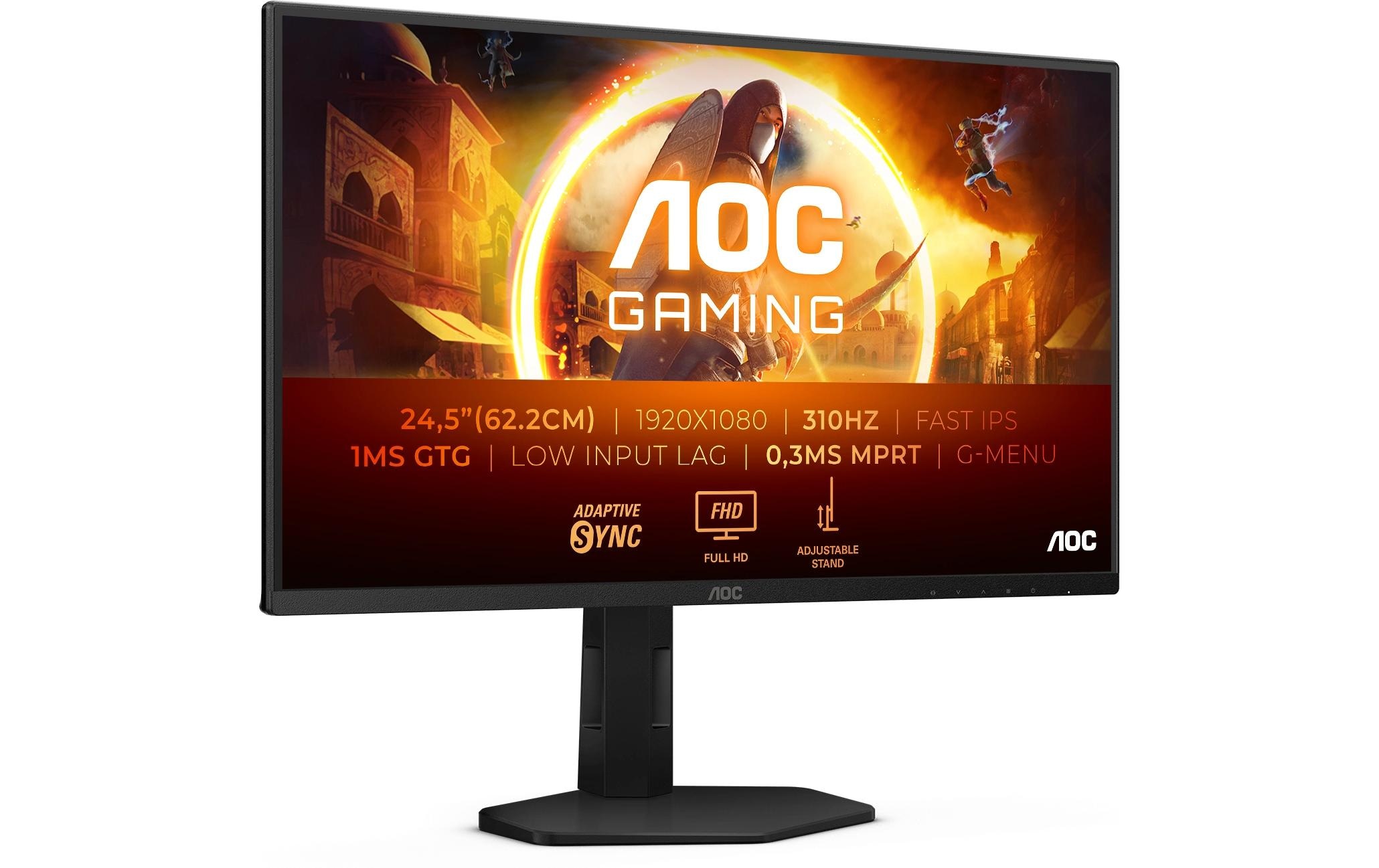 AOC LED-Monitor »25G4SXU«, 62,23 cm/24,5 Zoll, 1920 x 1080 px, Full HD, 310 Hz