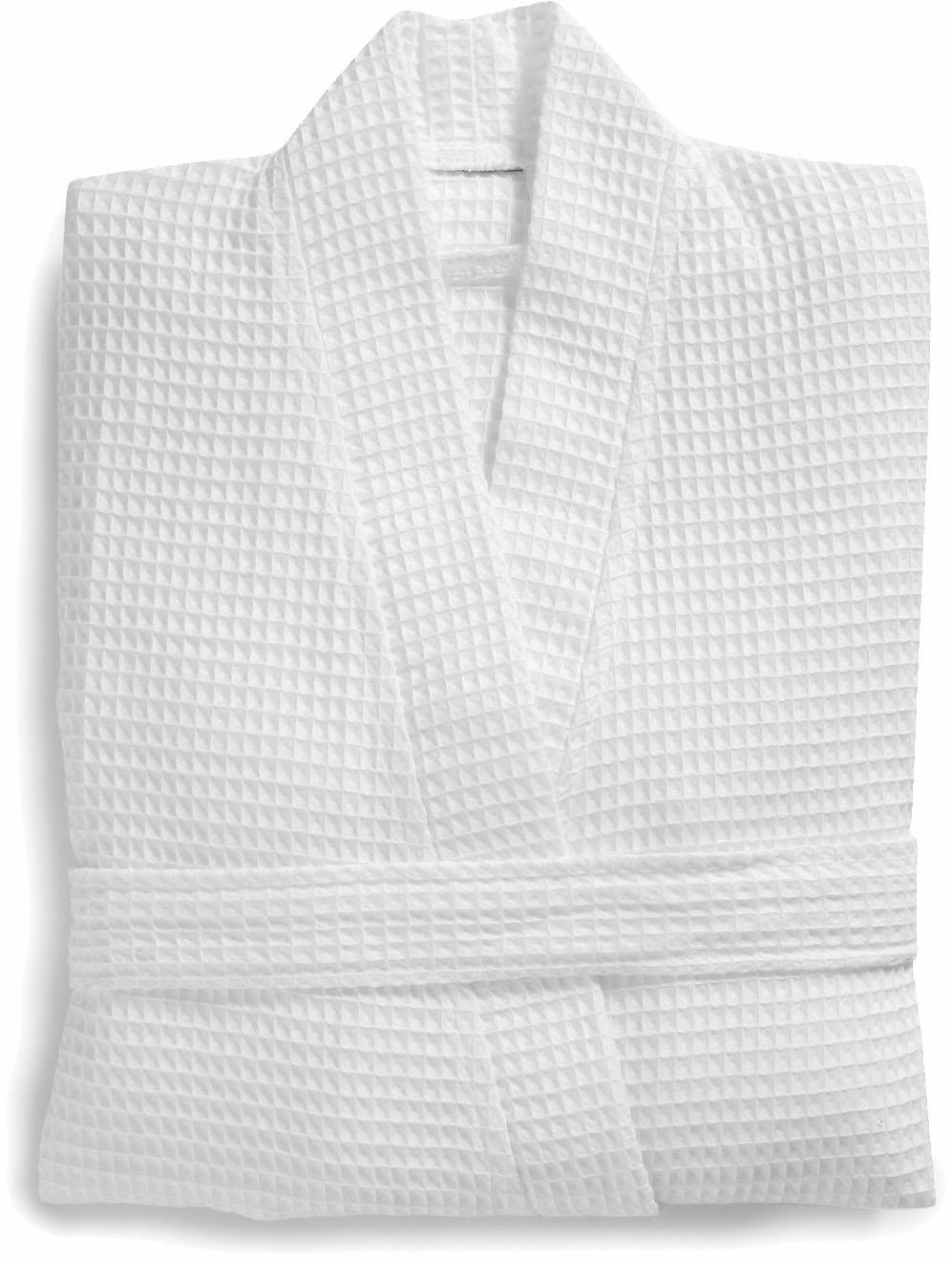 Seahorse Unisex-Bademantel »Waffle«, (1 St.), mit Gürtel