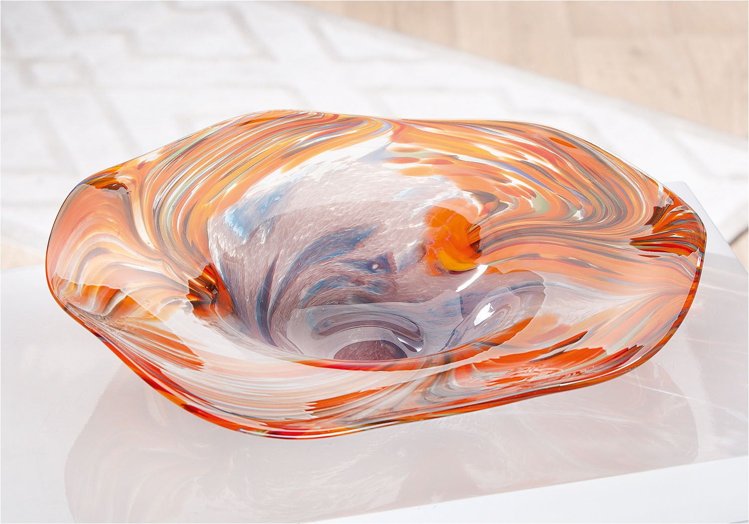GILDE Schale "Wellen-Schale Dream" 1 aus Glas