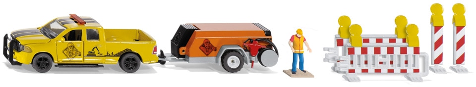 SIKU 3934 Autotransporter mit 2 zusätzlichen Fahrzeugen, 1:50