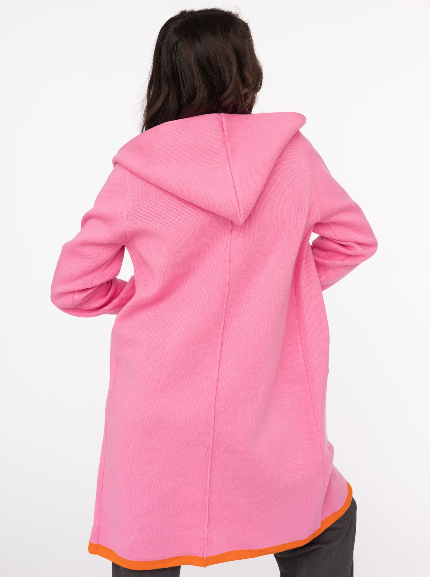 Zwillingsherz Strickjacke »"Mona"«, mit kontrastfarbenem Hingucker-Besatz