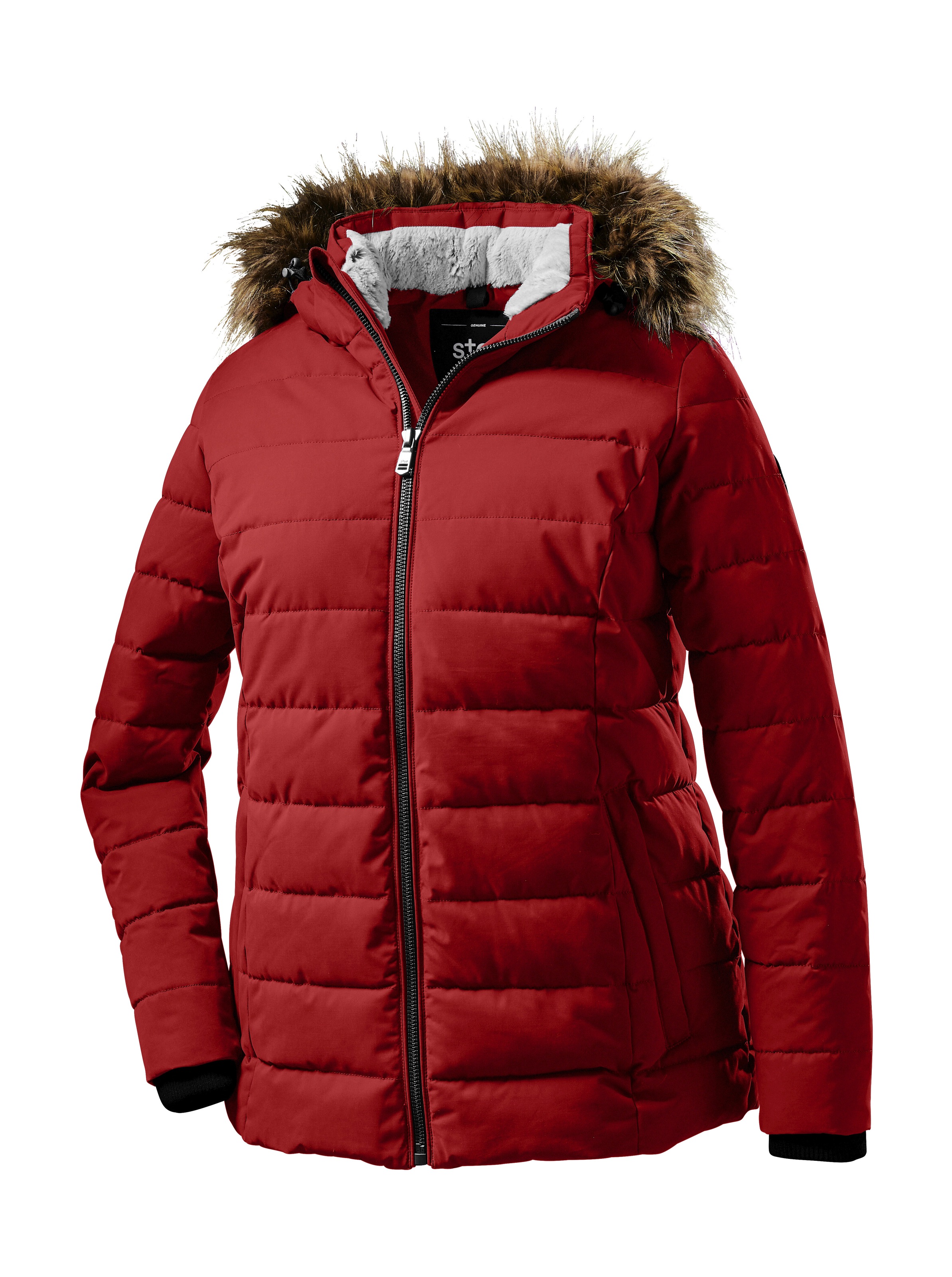 STOY Steppjacke »WMN Quilted JCKT E« STOY Steppjacke: Abzippbare Kapuze, atmungsaktiv, wasserabweisend