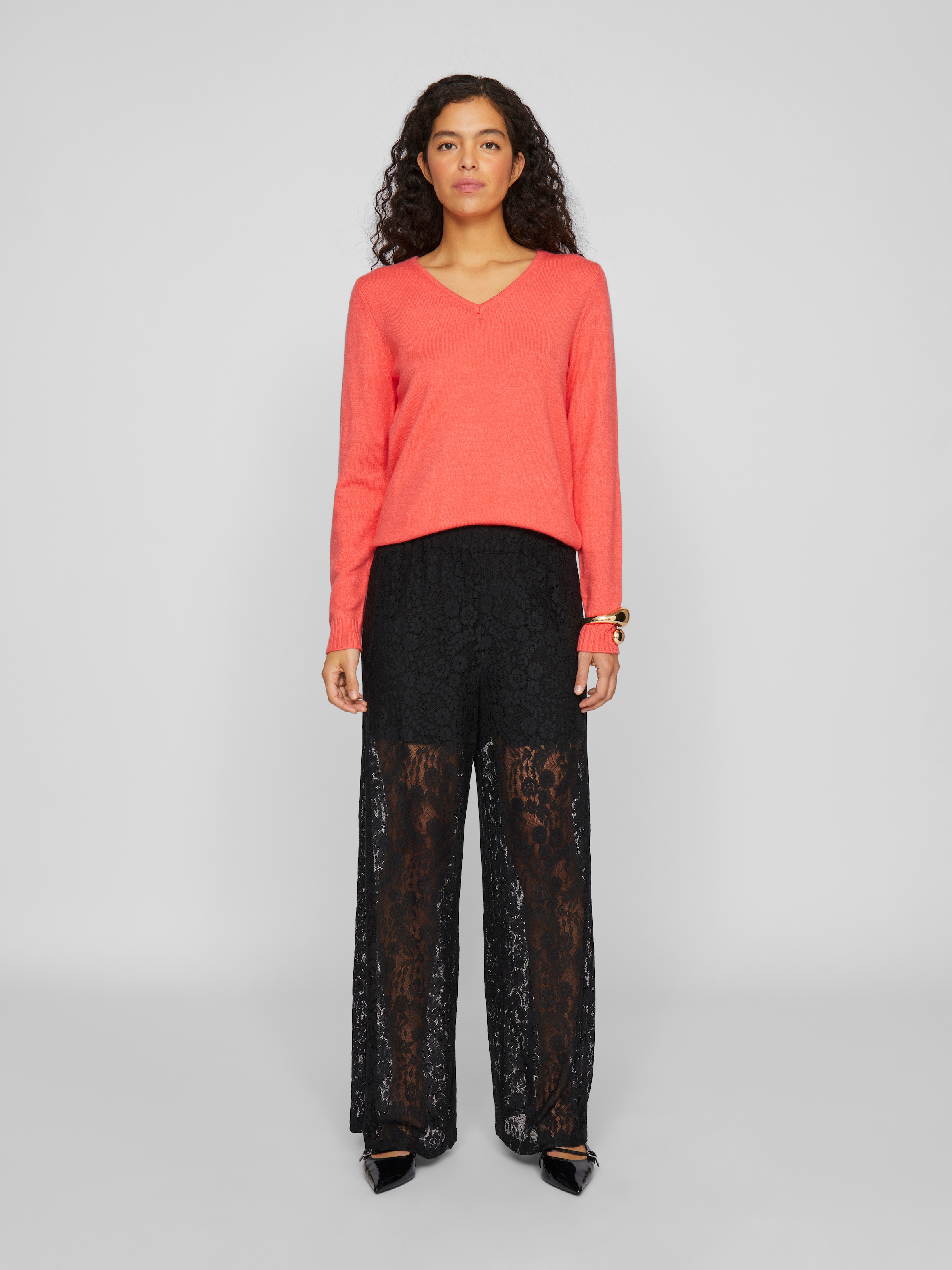Vila V-Ausschnitt-Pullover »VIRIL V-NECK L/S KNIT TOP - NOOS«