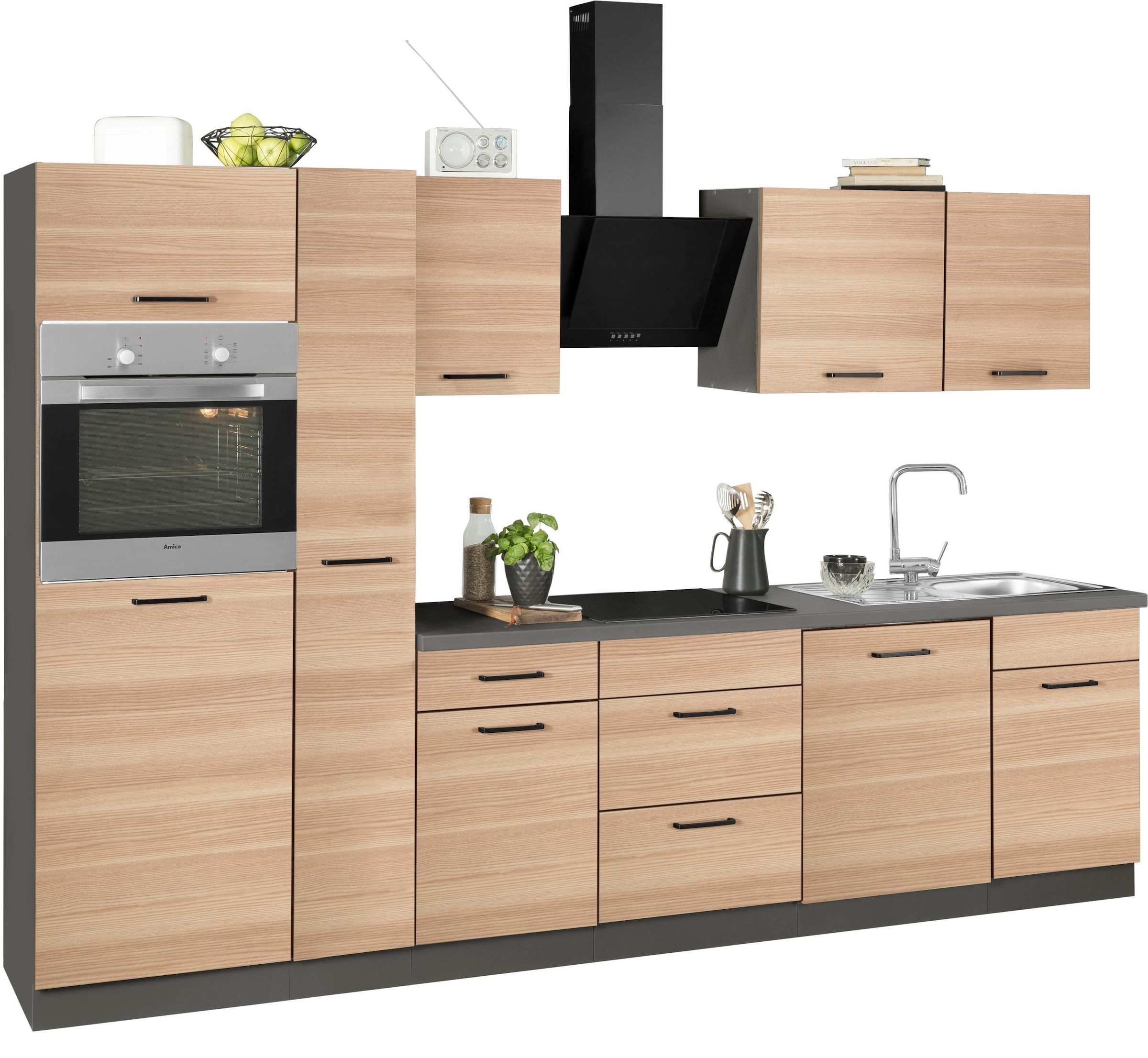 ❤ wiho Küchen Küchenzeile »Esbo«, ohne E-Geräte, Breite 310 cm kaufen im  Jelmoli-Online Shop