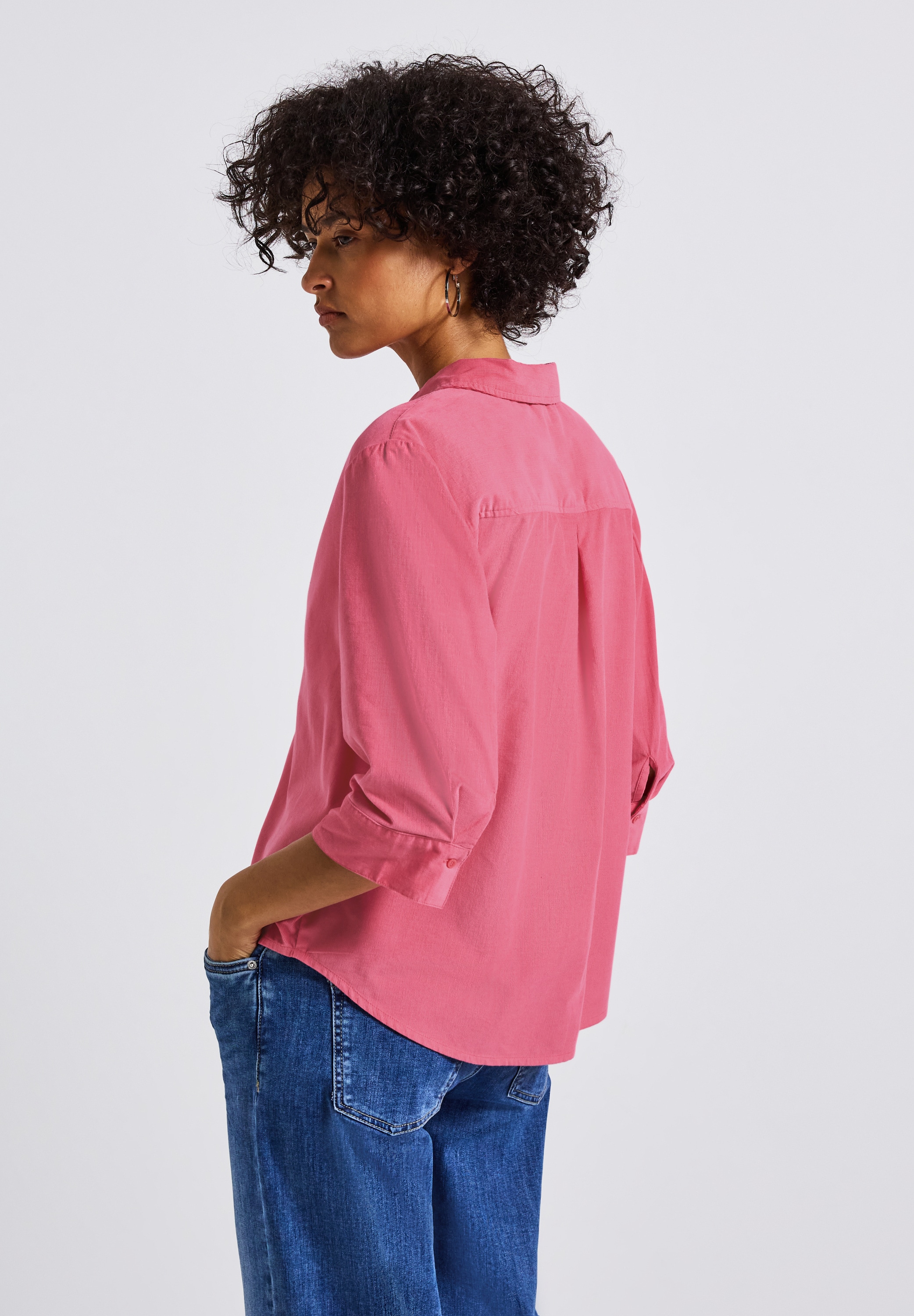 STREET ONE Hemdbluse, mit Bündchen