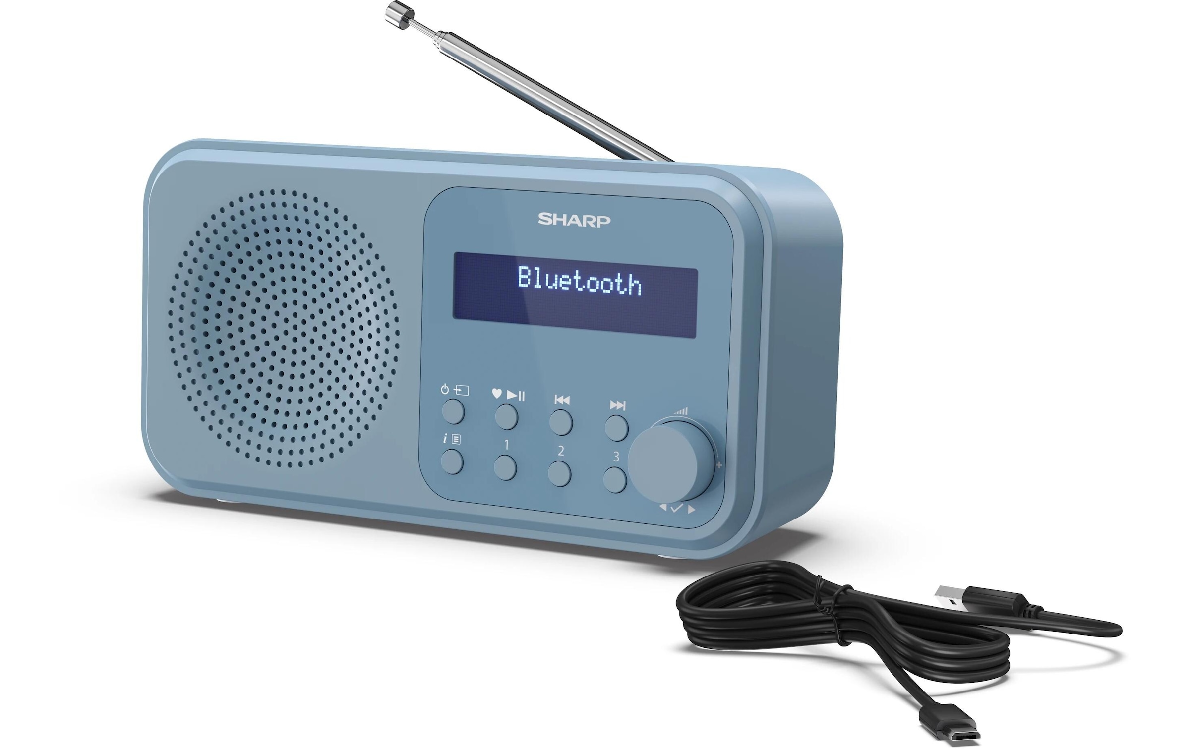 Sharp Digitalradio (DAB+) »DAB+ Radio DR-P420 – Blau«, (Digitalradio (DAB+)-FM-Tuner)
