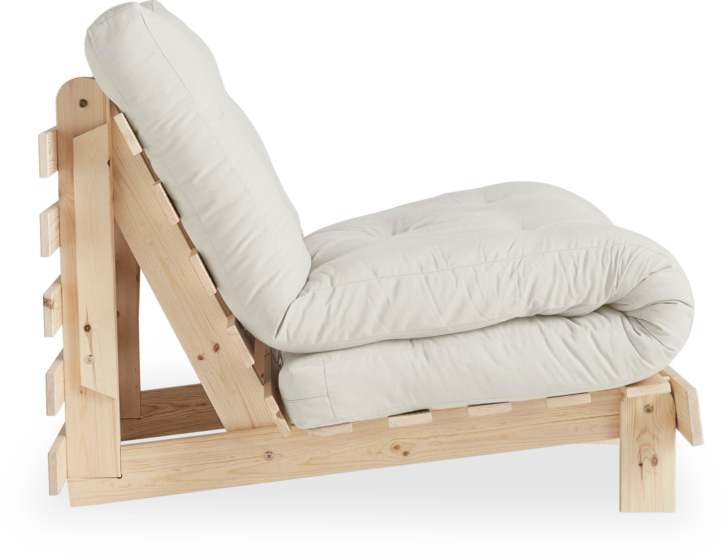Karup Design Daybed »Roots Schlafsofa, Gästebett, Sofa inkl. Futonmatratze«, Liegefläche 90/140/160 x200 cm, FSC® zertifizierte Kiefer