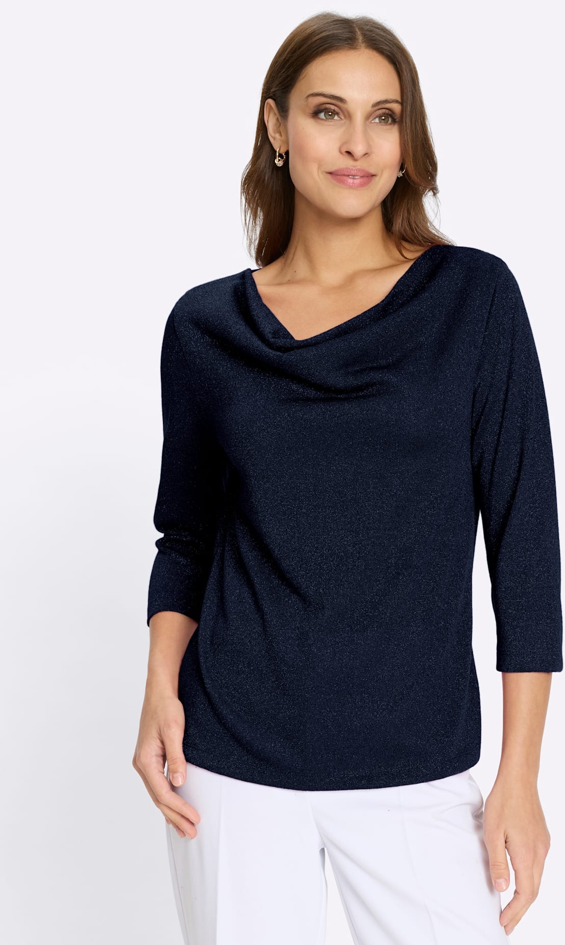 Lady Wasserfallshirt »Wasserfallshirt« 1 tlg.