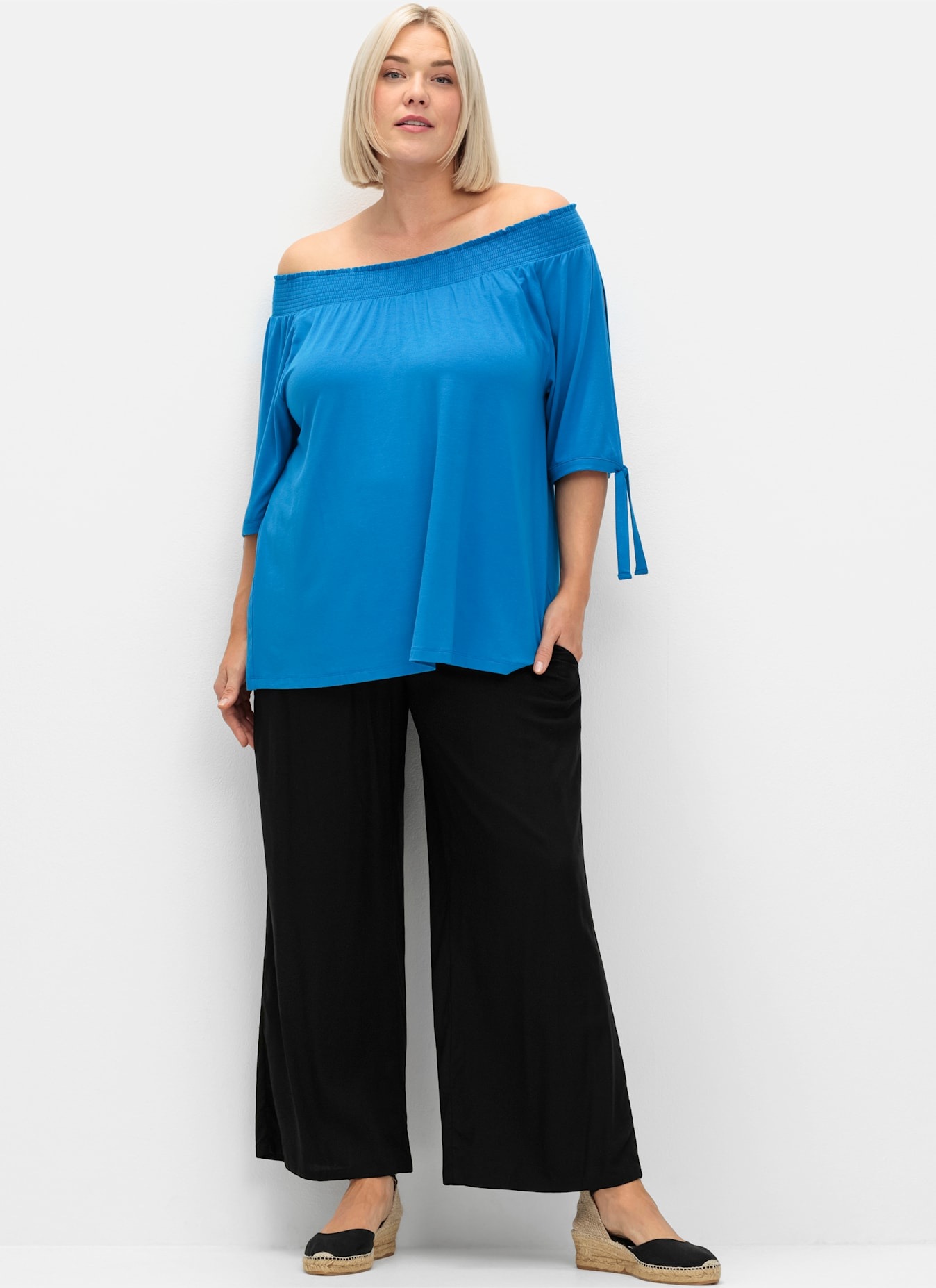 Sheego Carmenshirt »T-Shirt«, (1 tlg.)