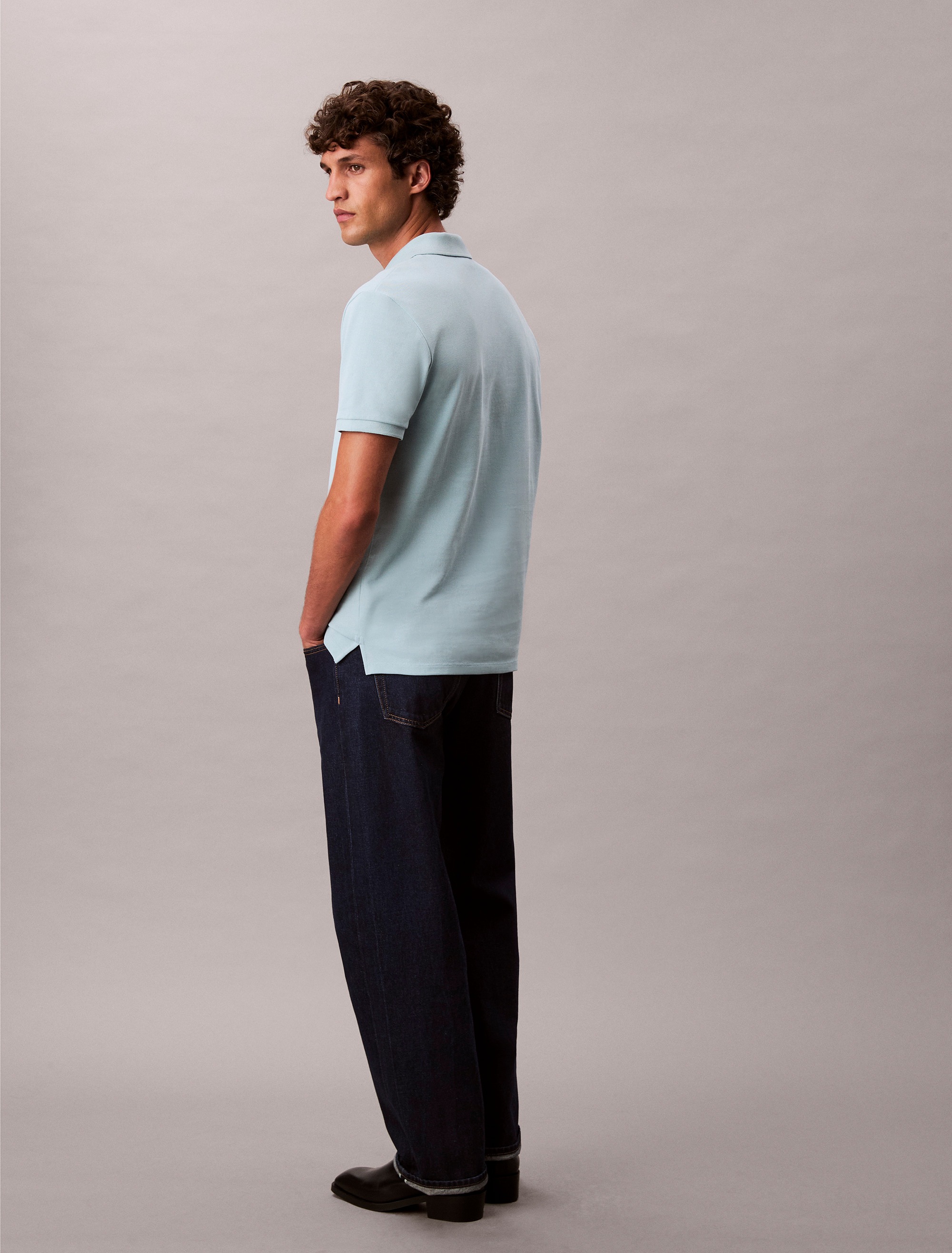 Calvin Klein Jeans Poloshirt »SS CASUAL PIQUE CLASSIC POLO«, Mit Rundhalsausschnitt