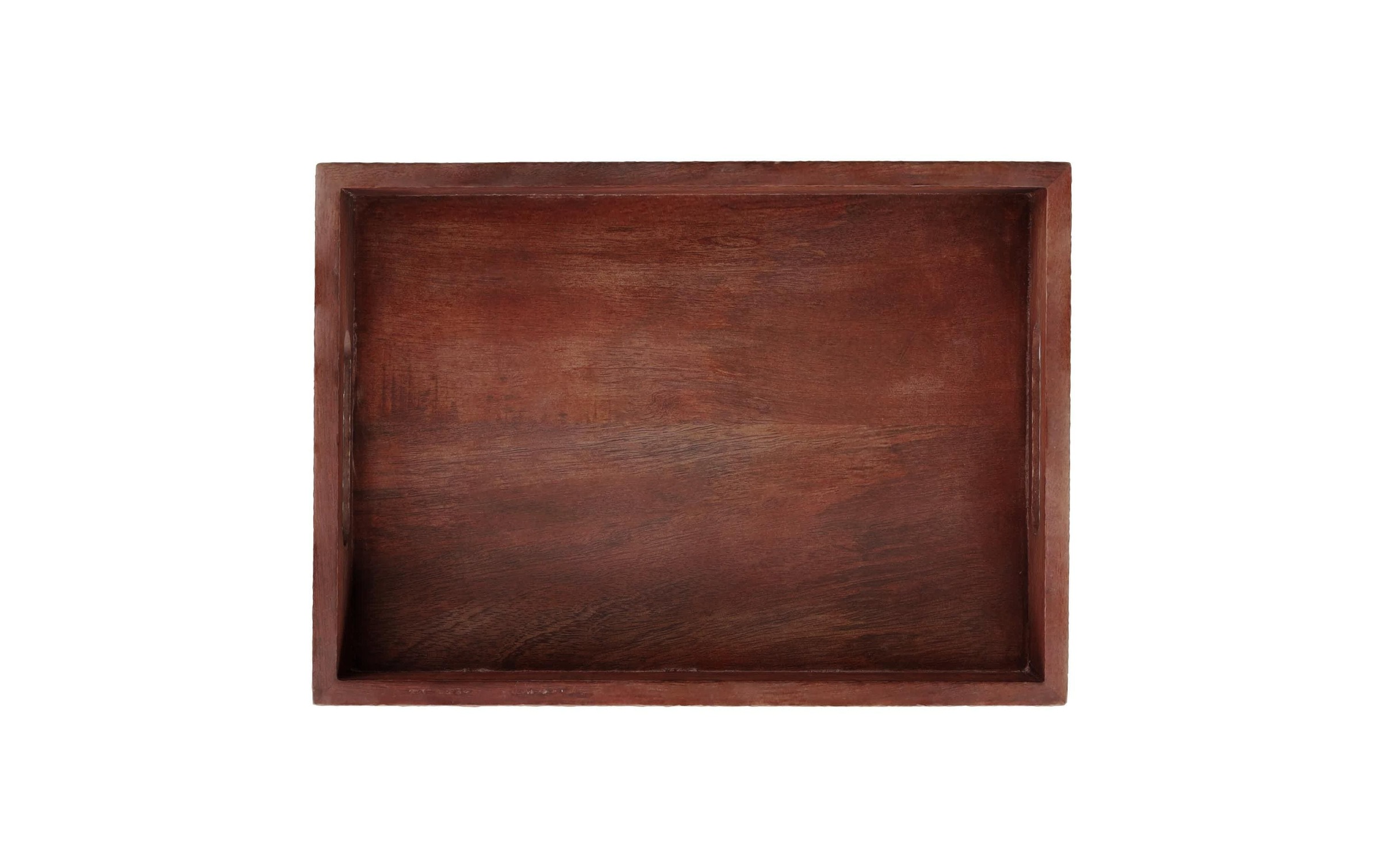 relaxdays Tablett »Mangoholz 26 x 36 cm«