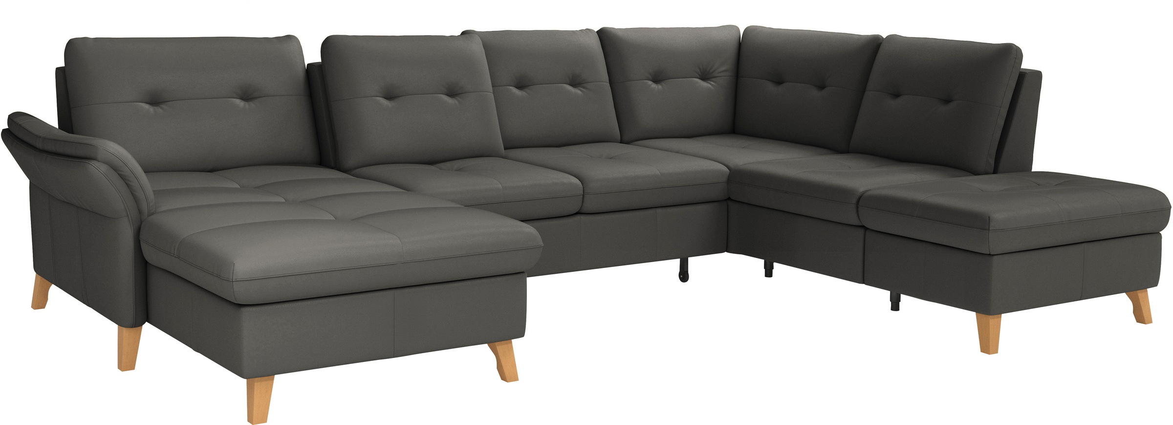 sit&more Wohnlandschaft »Göteborg«, inkl. Sitztiefenverstellung, wahlweise mit Bettfunktion & Bettkasten