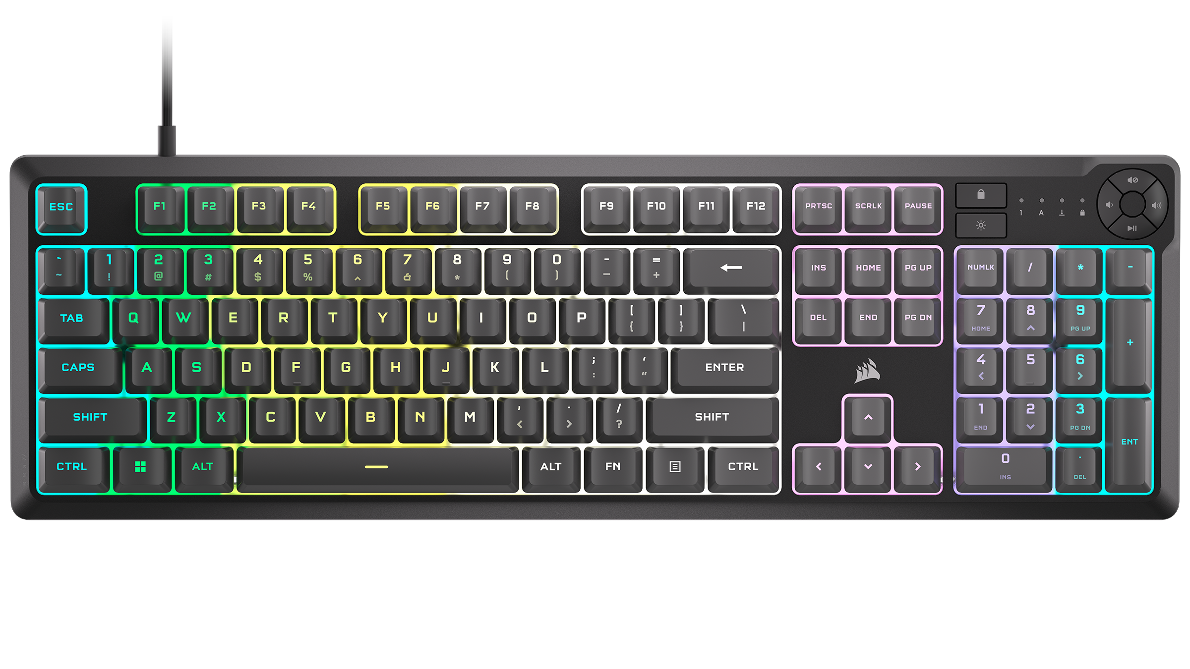 Corsair Gaming-Tastatur »K55 CORE RGB«, (USB-Anschluss)