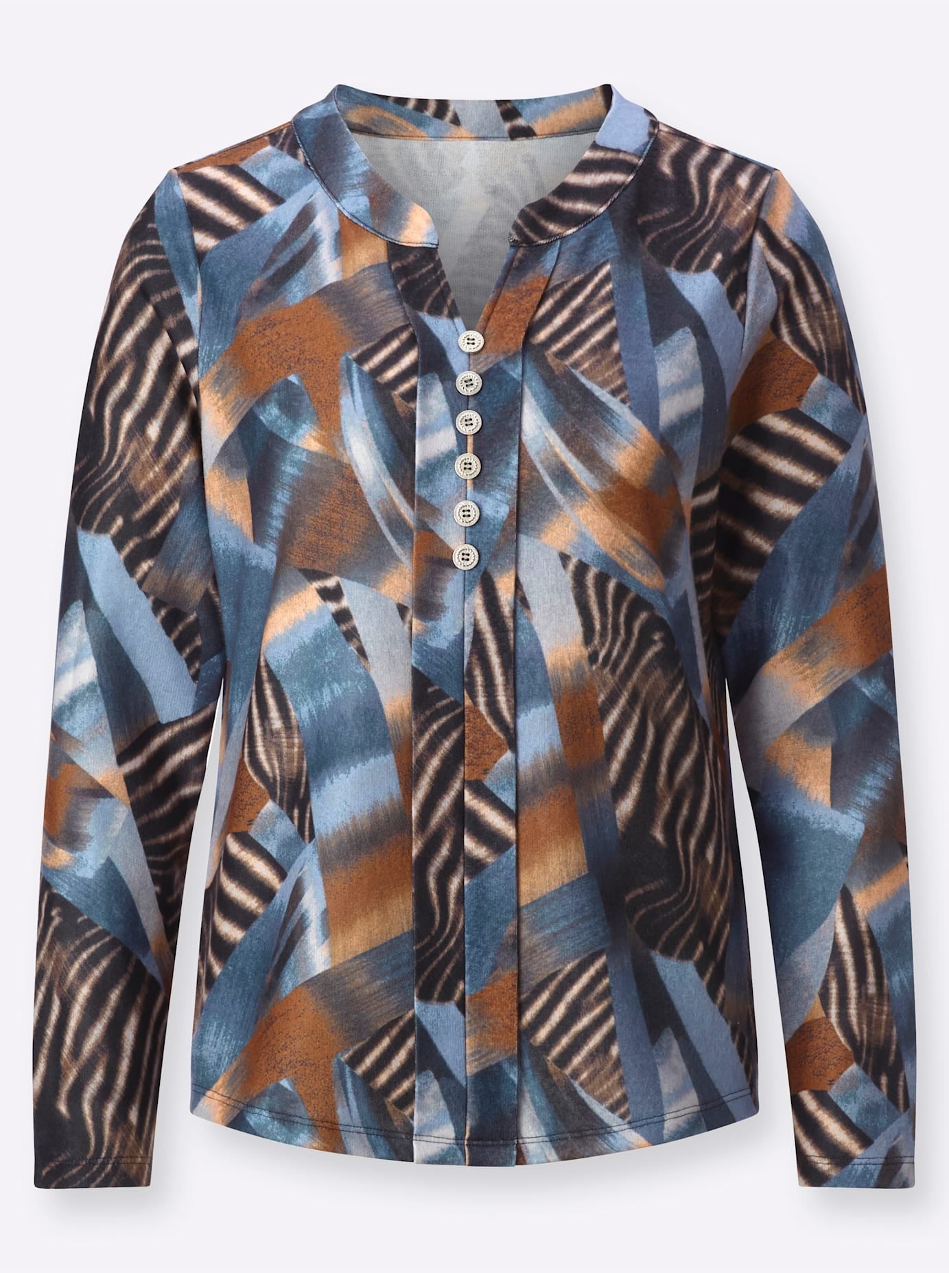 Classic Rundhalsshirt »Winter-Shirt«, (1 tlg.)