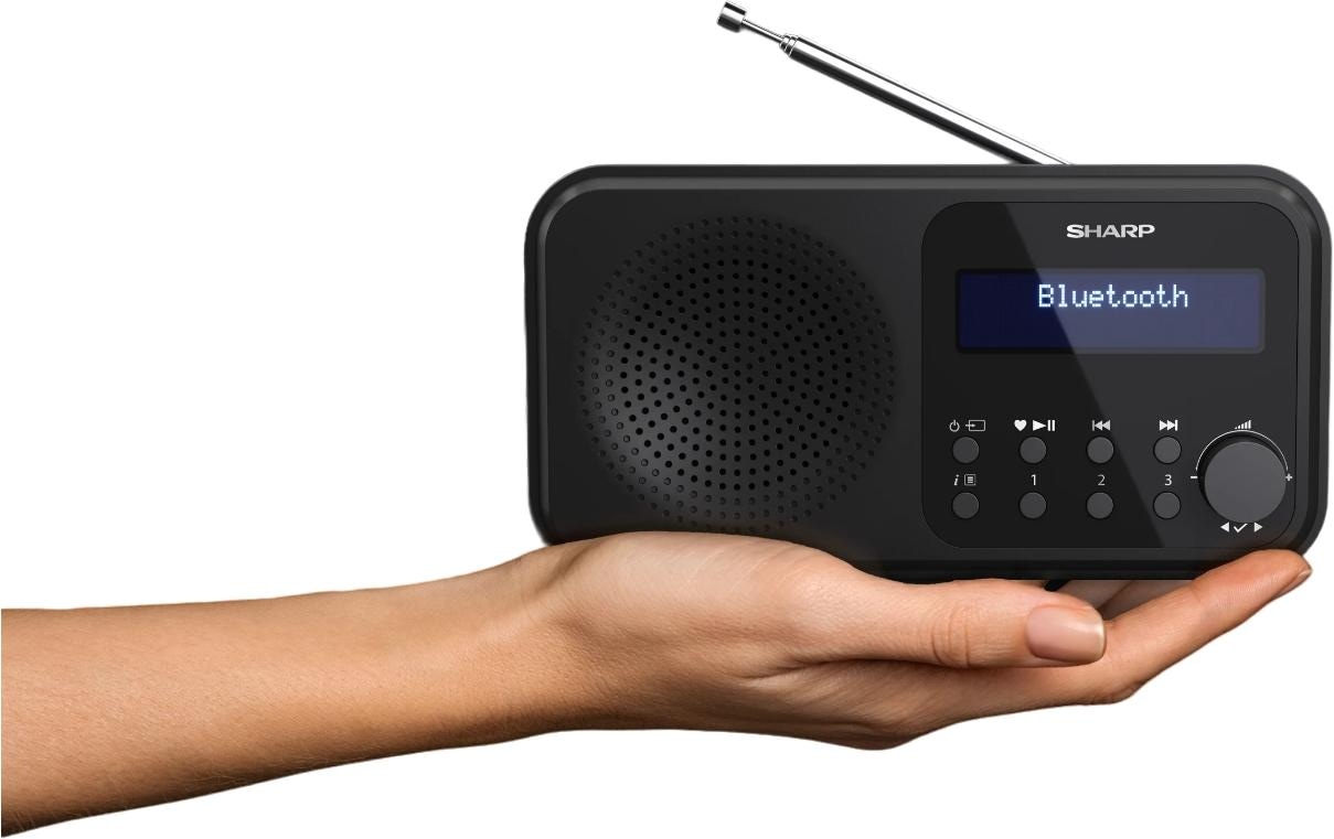 Sharp Digitalradio (DAB+) »DAB+ Radio DR-P420 – Schwarz«, (Digitalradio (DAB+)-FM-Tuner)