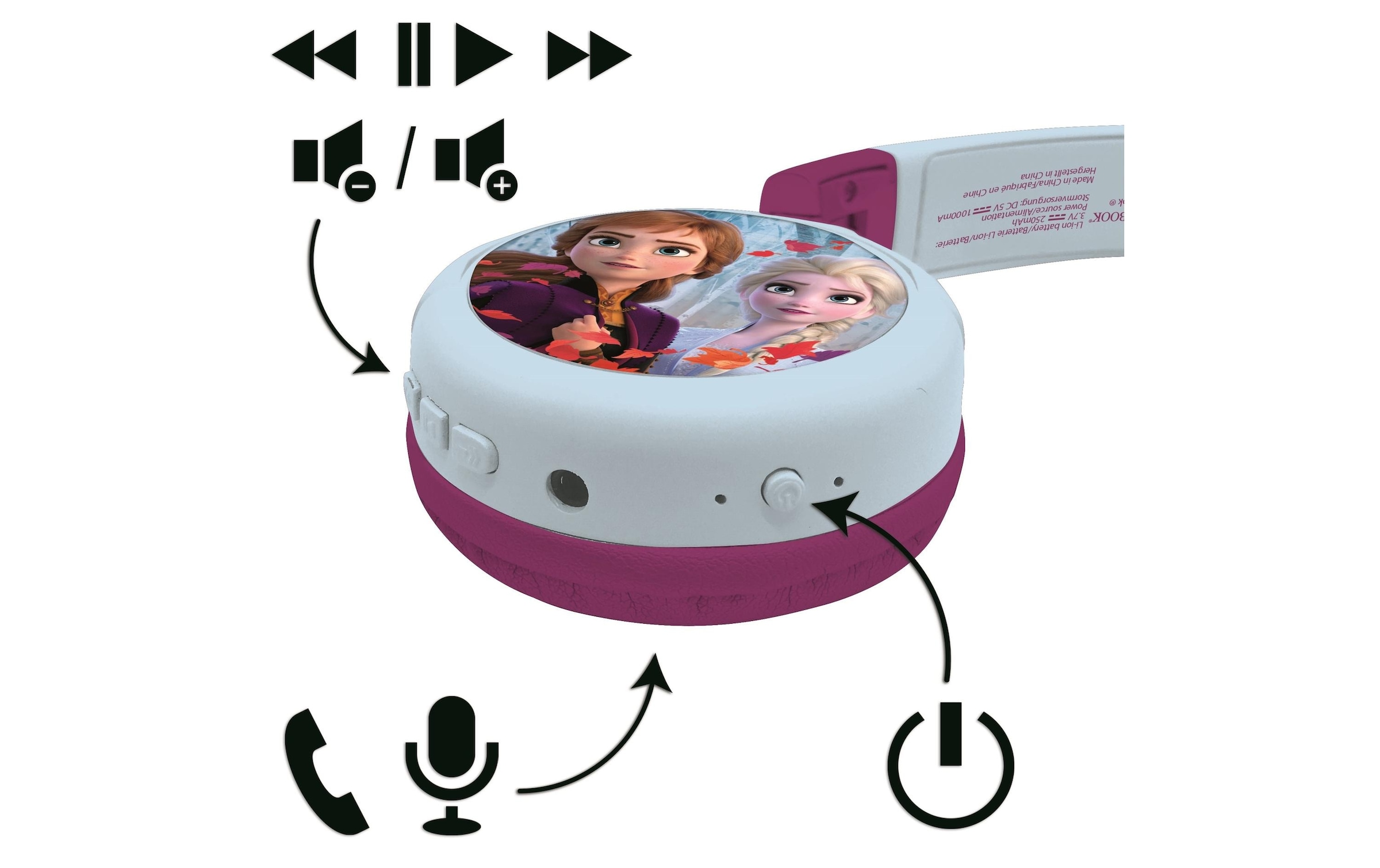 Lexibook® Bluetooth-Kopfhörer »Disney Frozen«