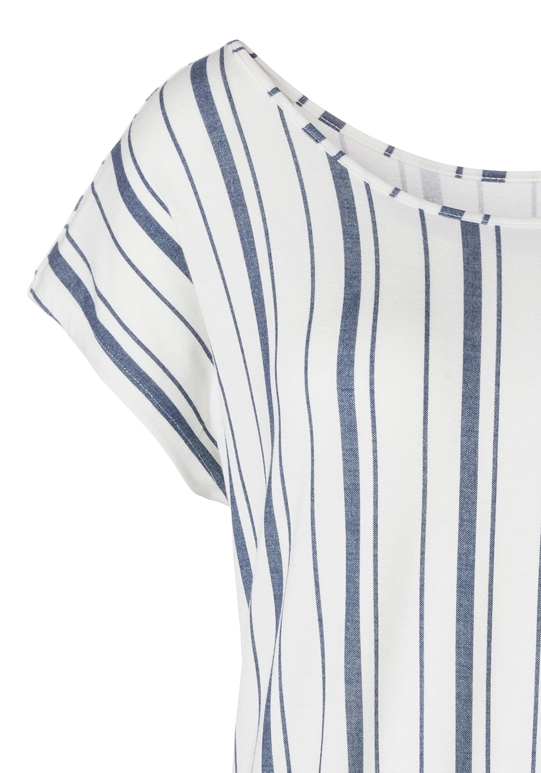 Beachtime T-Shirt, mit modischen Streifen Schweiz online shoppen bei Jelmoli-Versand