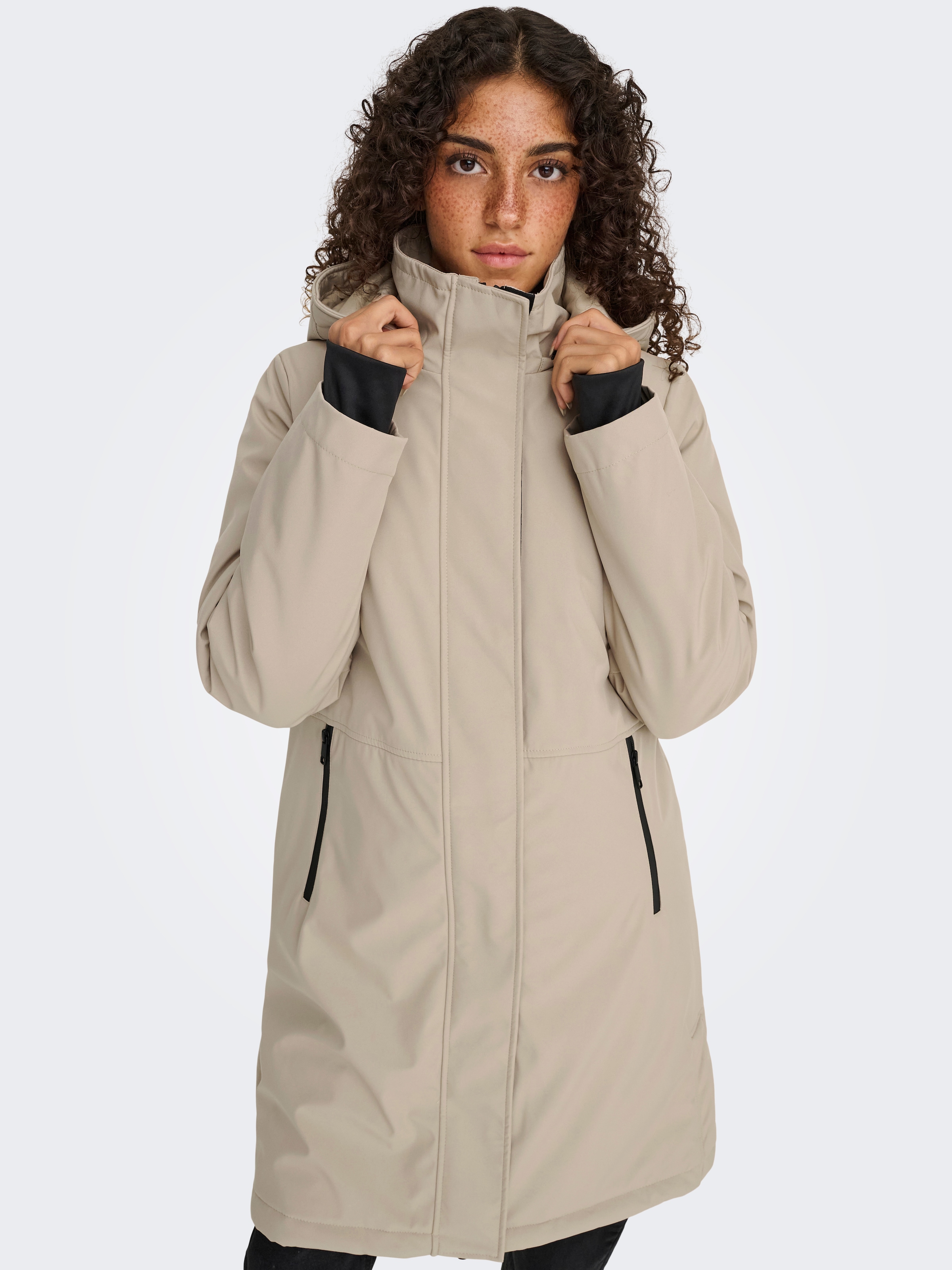 ONLY Parka »ONLKARA PARKA OS OTW« mit Kapuze