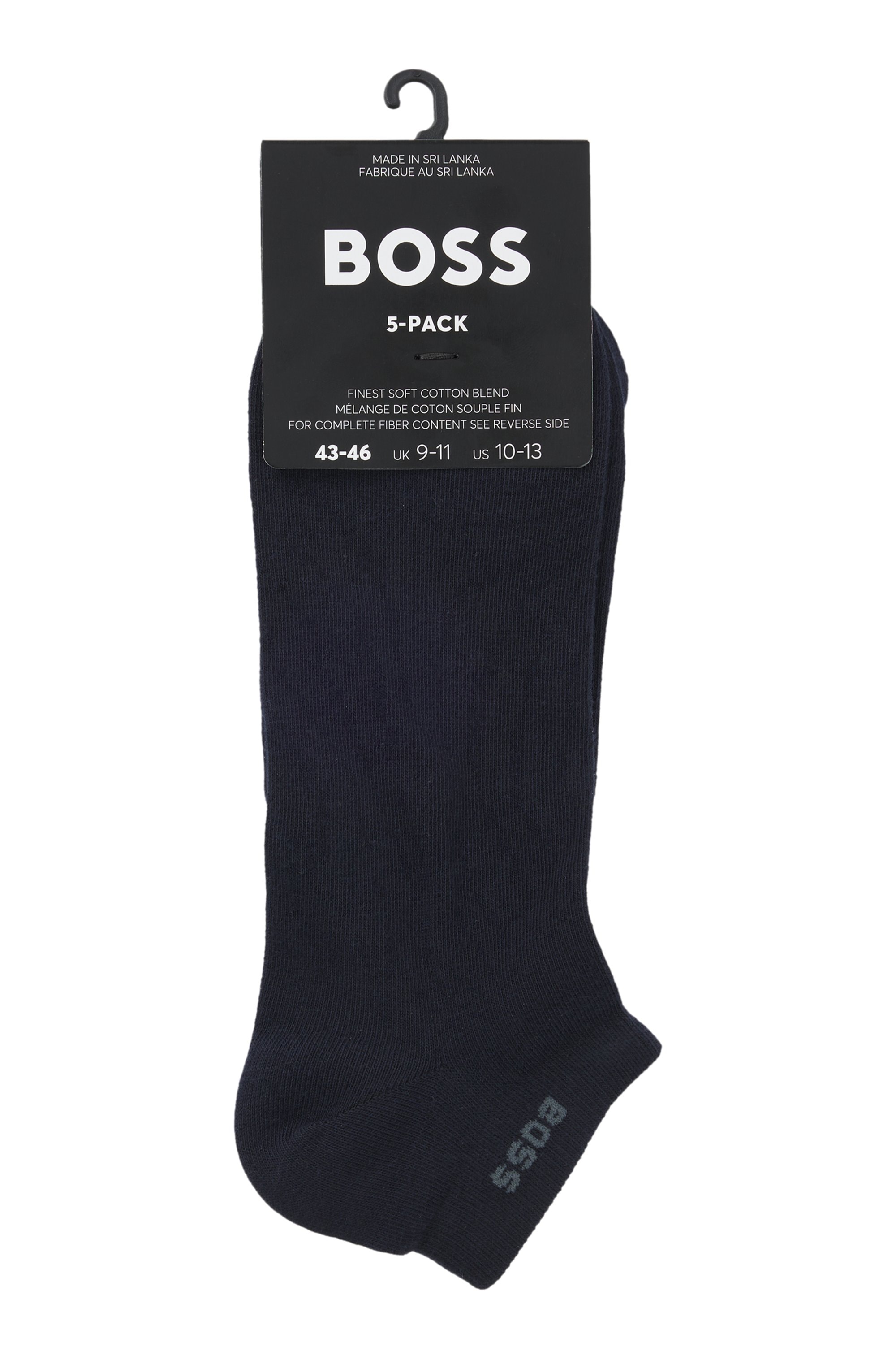 BOSS Sneakersocken »5P AS Uni CC«, (Packung, 5 Paar), mit BOSS Label