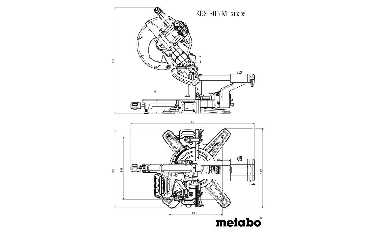 metabo Kappsäge »KGS 305 M 2000 W Ø 305 x 30 mm«