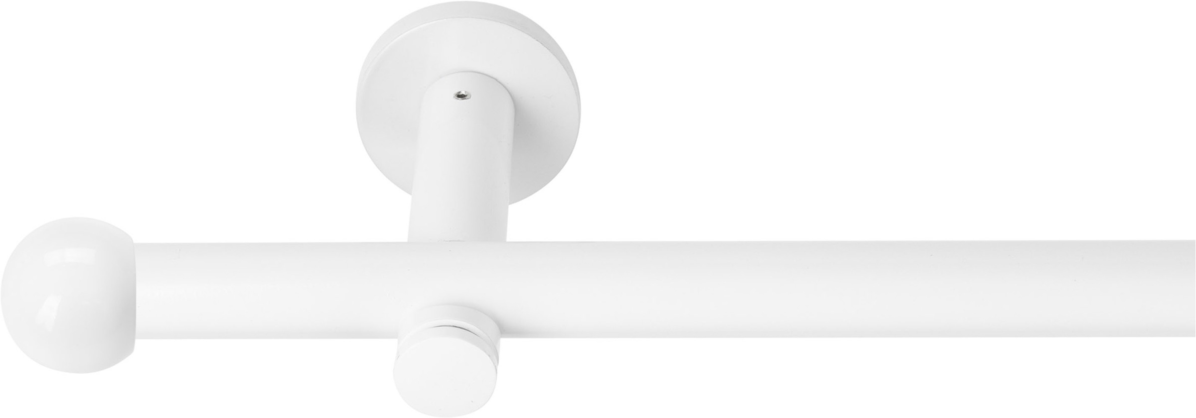 SN DECO GROUP "Gardinenstange Strassburg Ø 19 mm, 1-läufig, Fixmass, verschraubt" Ø 19 mm Fixmass;kürzbar
