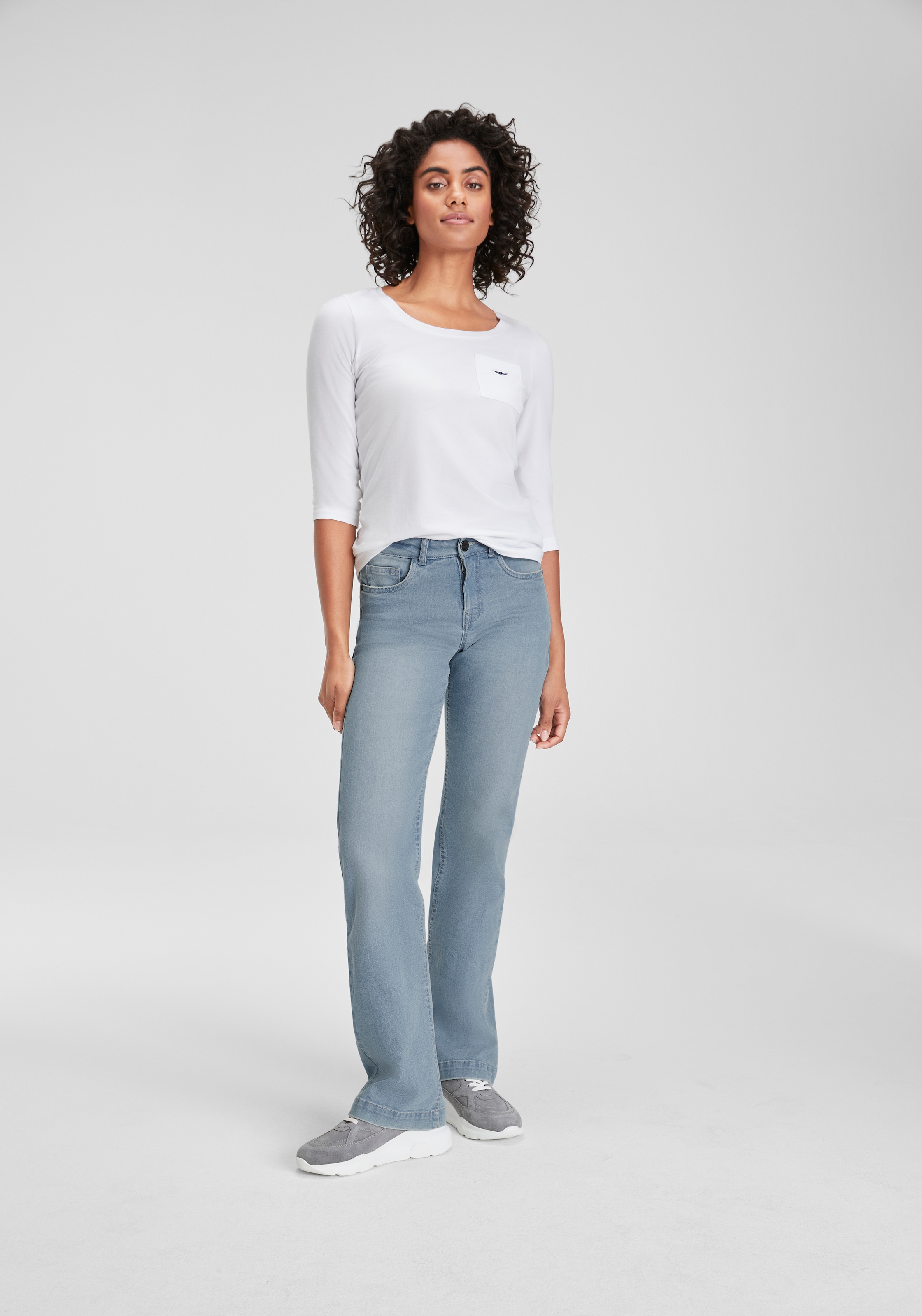 Arizona Gerade Jeans, "Wide Leg"