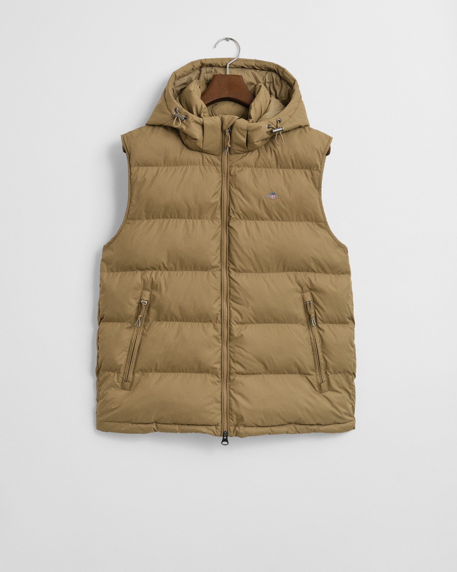 Gant Steppweste »ACTIVE CLOUD« mit abnehmbarer Kapuze regular fit, 2-Wege-Reissverschluss