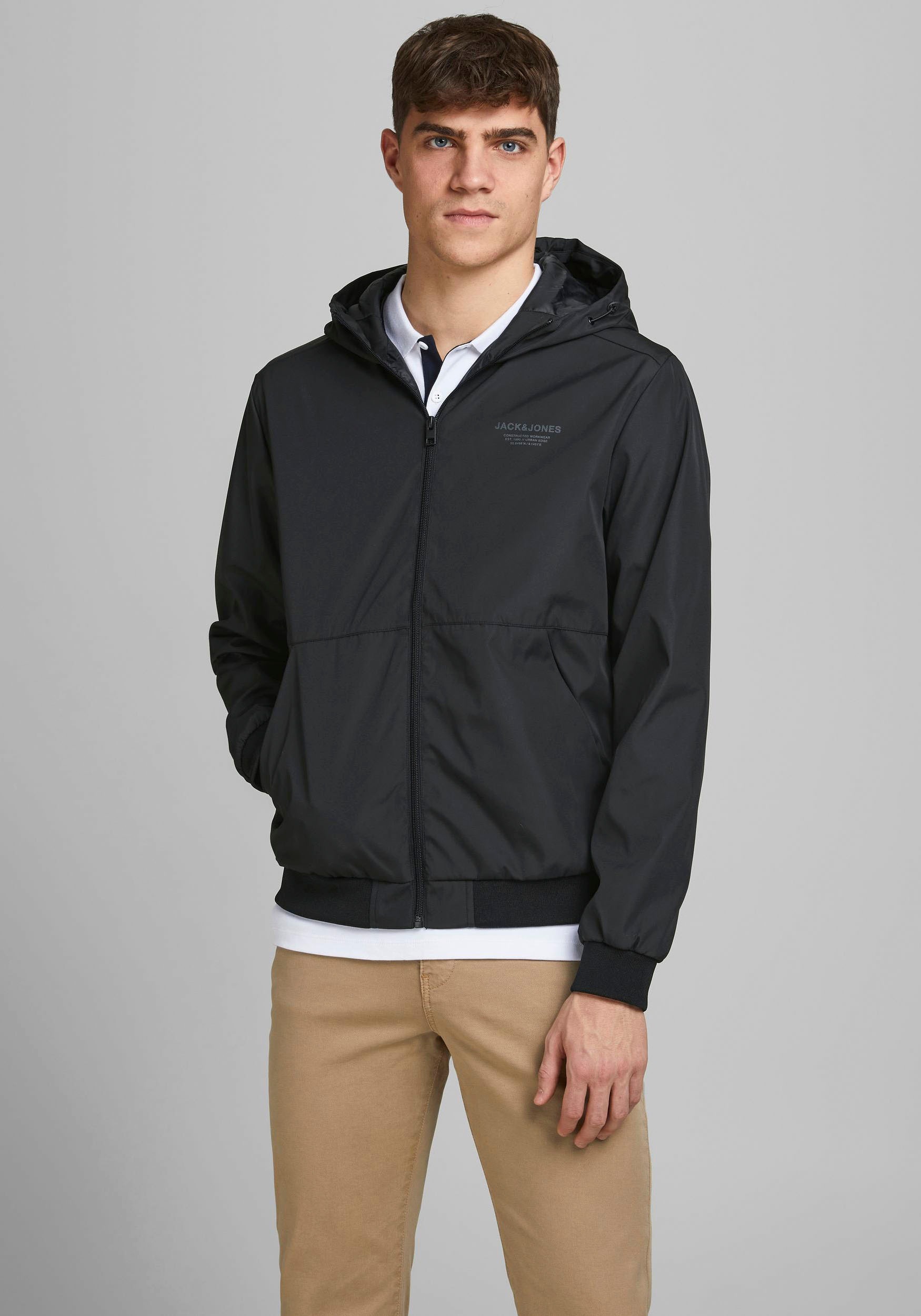 Jack & Jones Blouson »SEAM JACKET HOOD«, mit Kapuze kaufen