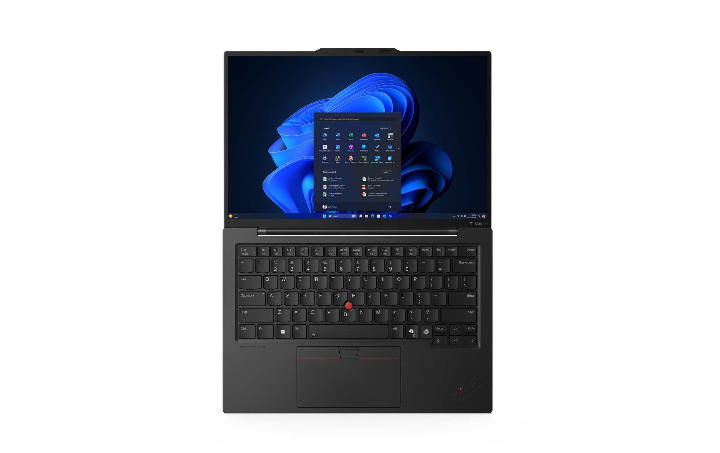 Lenovo Notebook »ThinkPad X1 Carbon Gen. 13 Copilot+ PC«, 35,56 cm, / 14 Zoll, Intel, Core Ultra 7, Intel Graphics, eingebauter Lautsprecher, eingebautes Mikrofon, Touchscreen