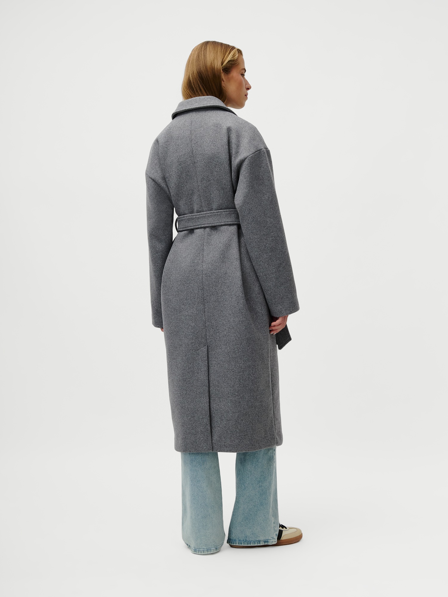 LeGer Langmantel »Anaida, LeGer by Lena Gercke«, Regular fit mit Rundhalsausschnitt