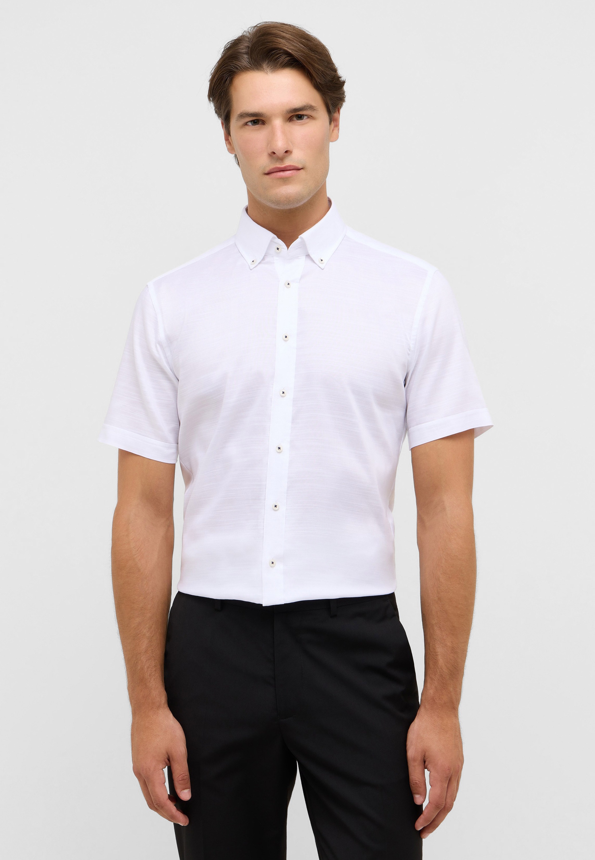 Eterna Kurzarmhemd »SLIM FIT« EASY IRON (bügelleicht)