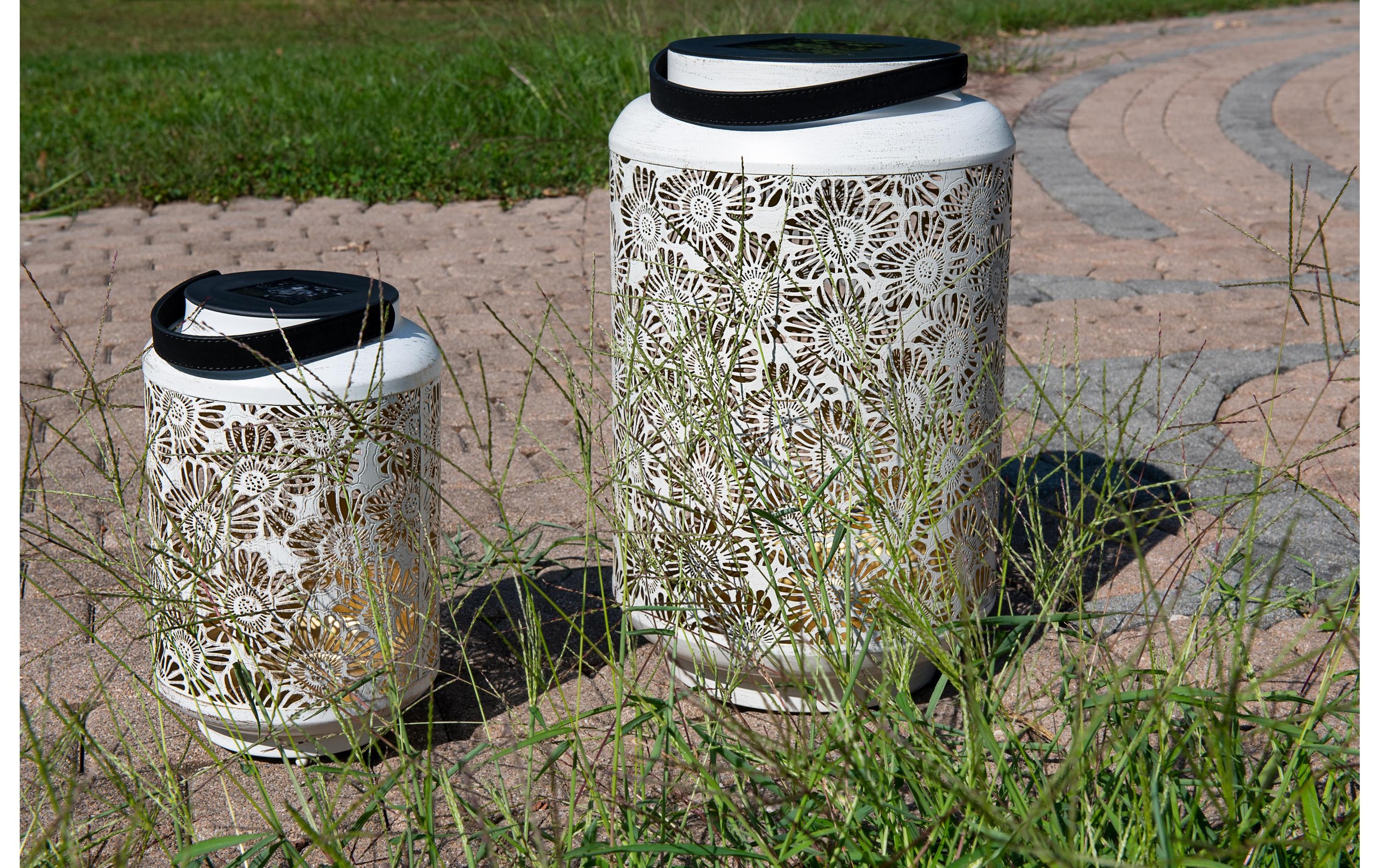 STT LED Gartenleuchte »Flower weiss«