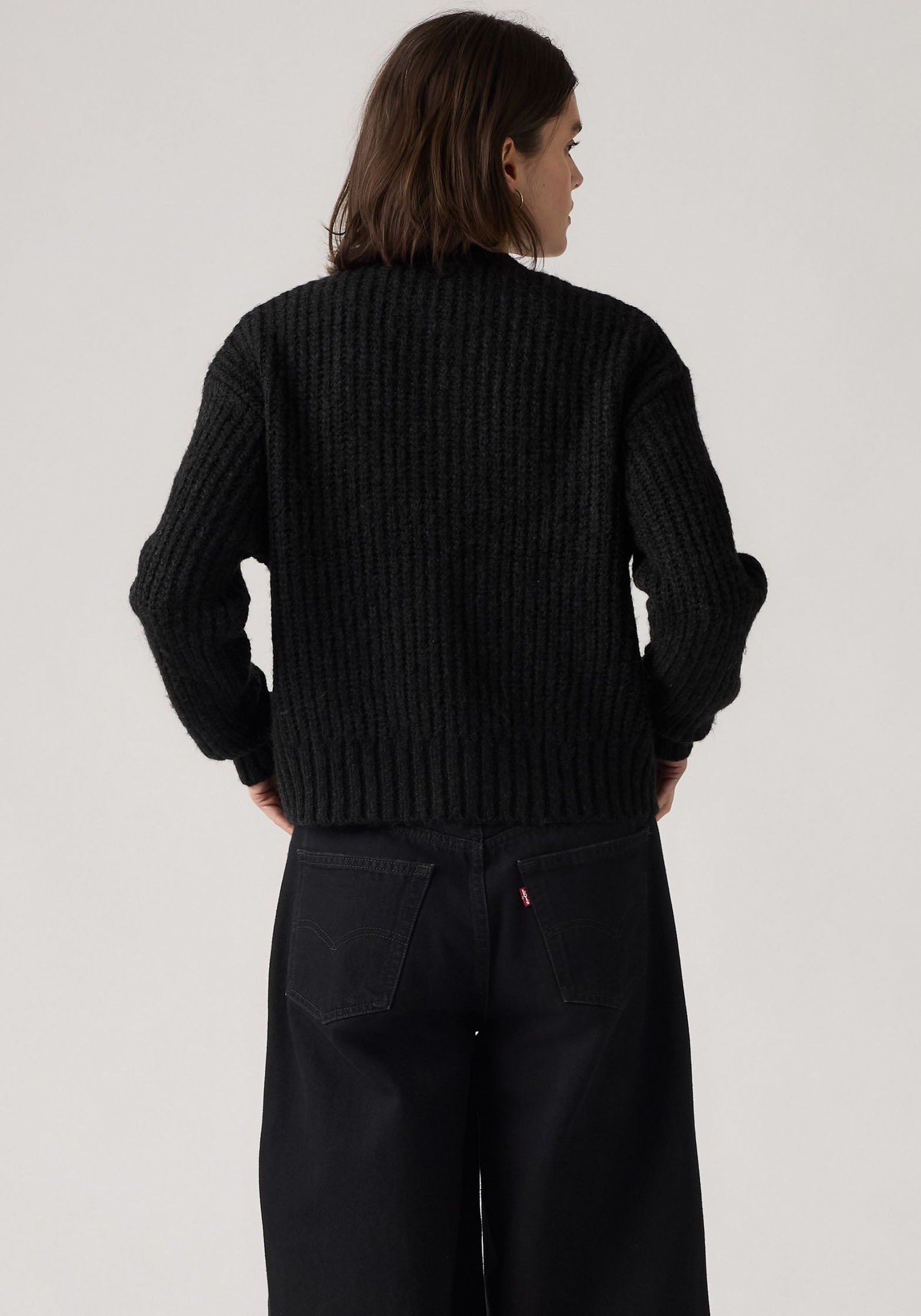 Levi's® Strickjacke, Wärmender, pflegeleichter Materialmix