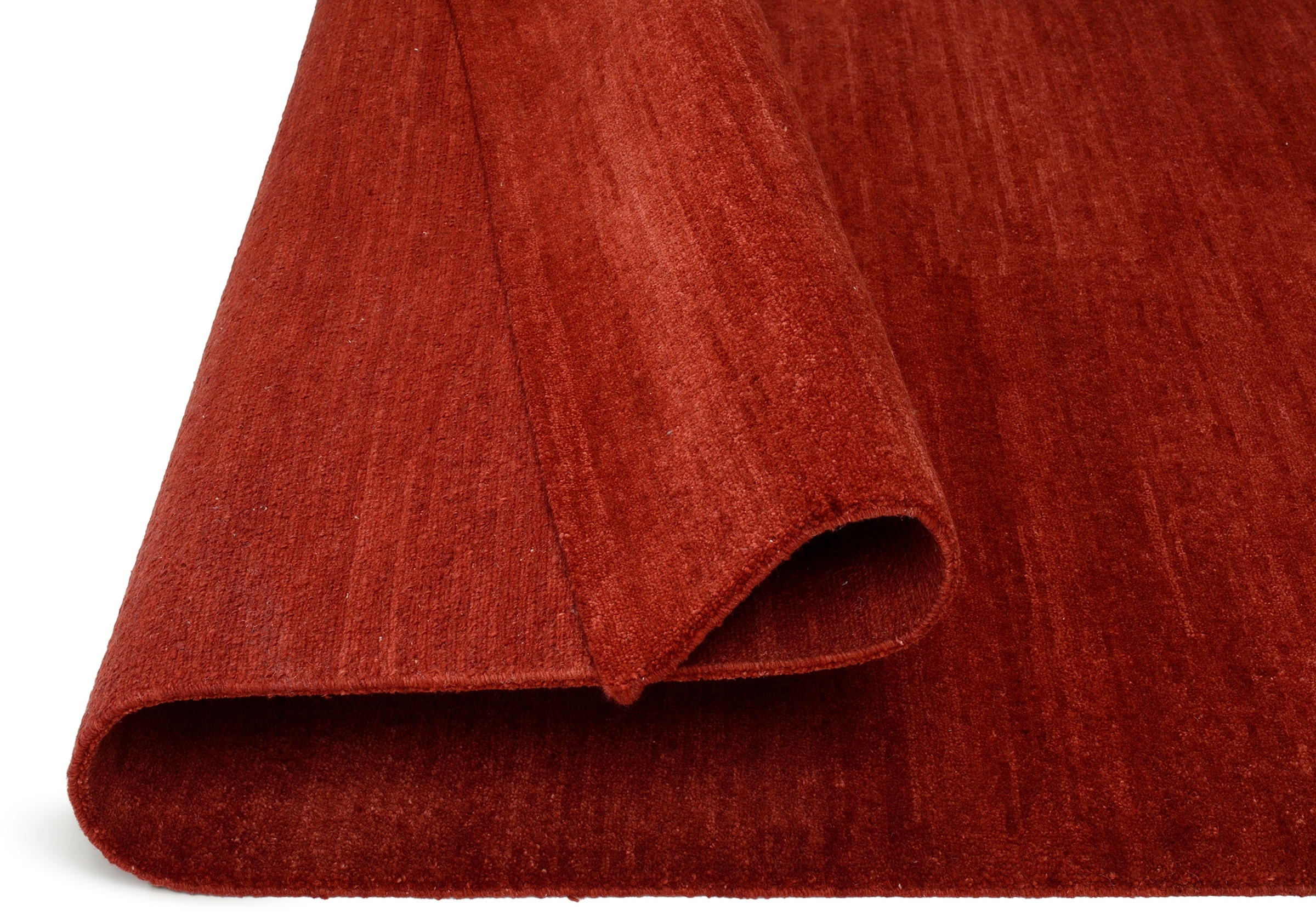 OCI DIE TEPPICHMARKE Teppich »HIMALI UNI«, rechteckig, 5 mm Höhe, handgeknüpft, hochwertige Wolle, fusswarm, Wohnzimmer