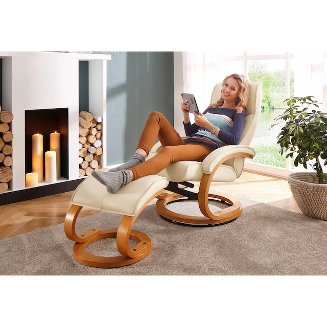 Home affaire Relaxsessel »Paris«, (Set, 2 St., bestehend aus Sessel und  Hocker), mit passendem Hocker online kaufen | Jelmoli-Versand