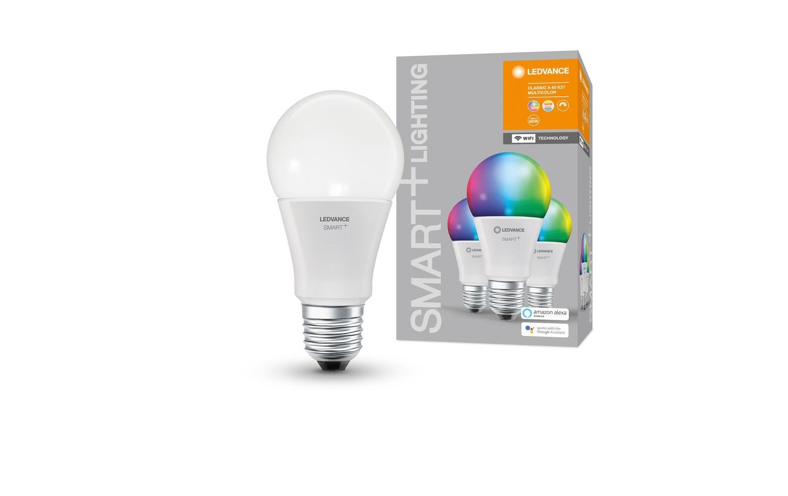 LED-Leuchtmittel »SMART+ Classic, 9W, E27, RGBW«, E27, Farbwechsler