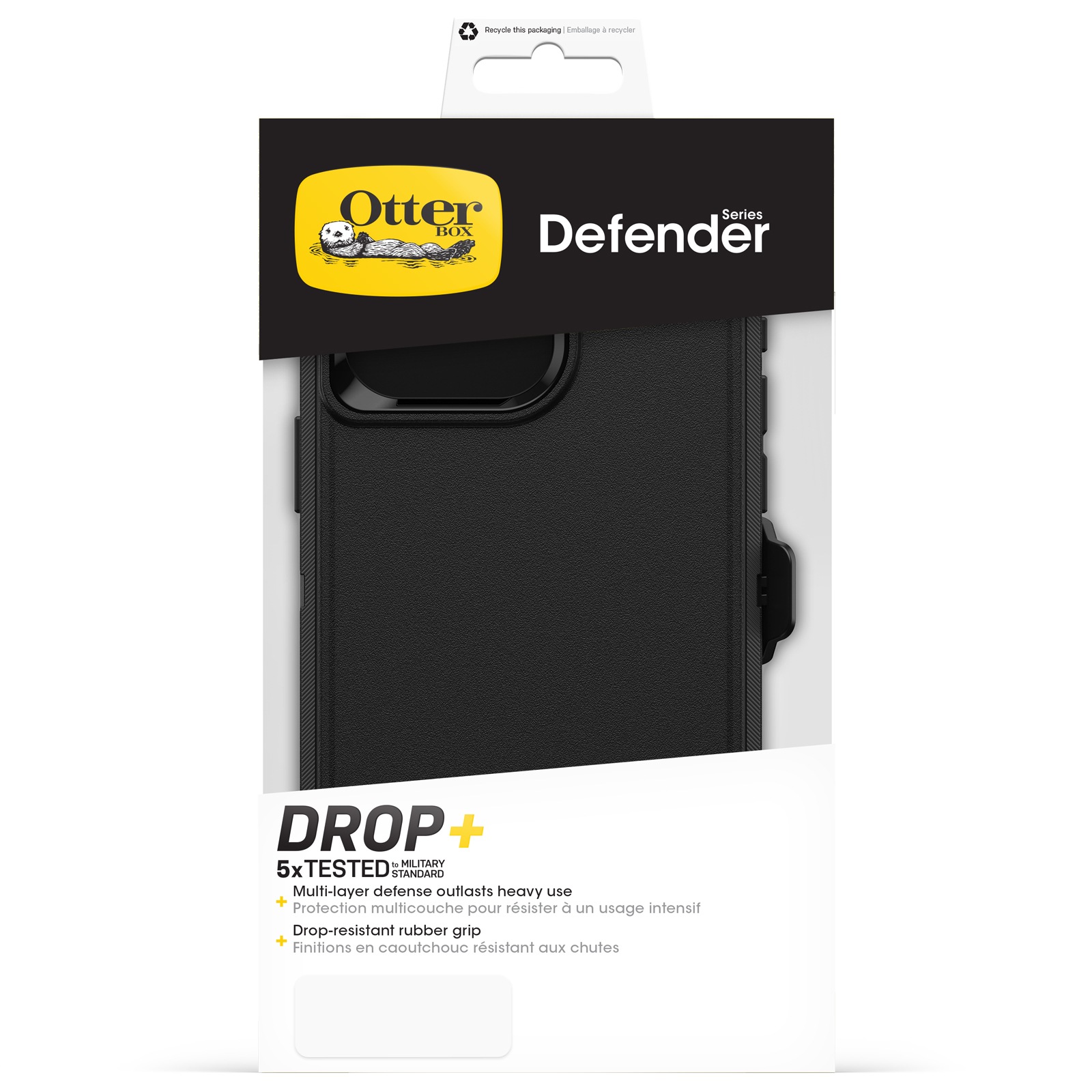 Otterbox Backcover »Defender Hülle Apple iPhone 15 Pro Max, stossfest, sturzsicher«, Apple iPhone 15 Pro Max, ultra-robust, schützende Hülle, 5x getestet nach Militärstandard