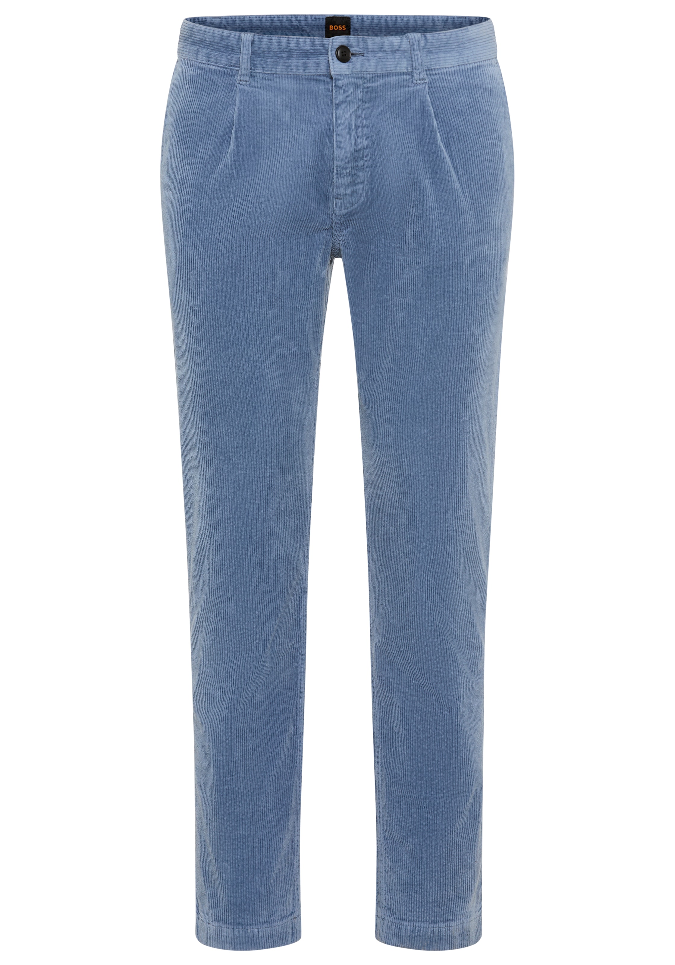 BOSS ORANGE Cordhose »Pleated« tapered fit, Feincord-Qualität, Bundfalte