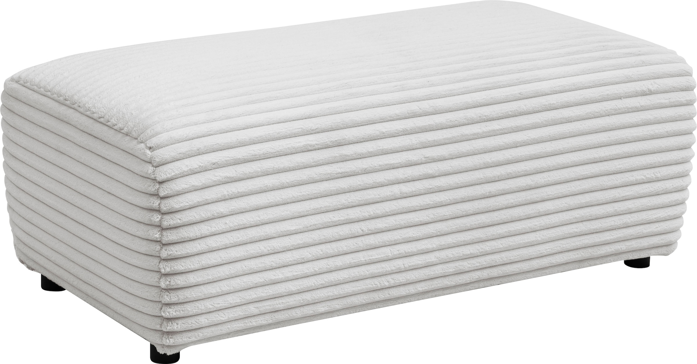 andas Hocker »BAKELS, Polsterhocker in Cord oder Boucle-Stoff«, zur Serie BAKELS, Hocker stellbar zum Schlafsofa (Krokodilverbinder)