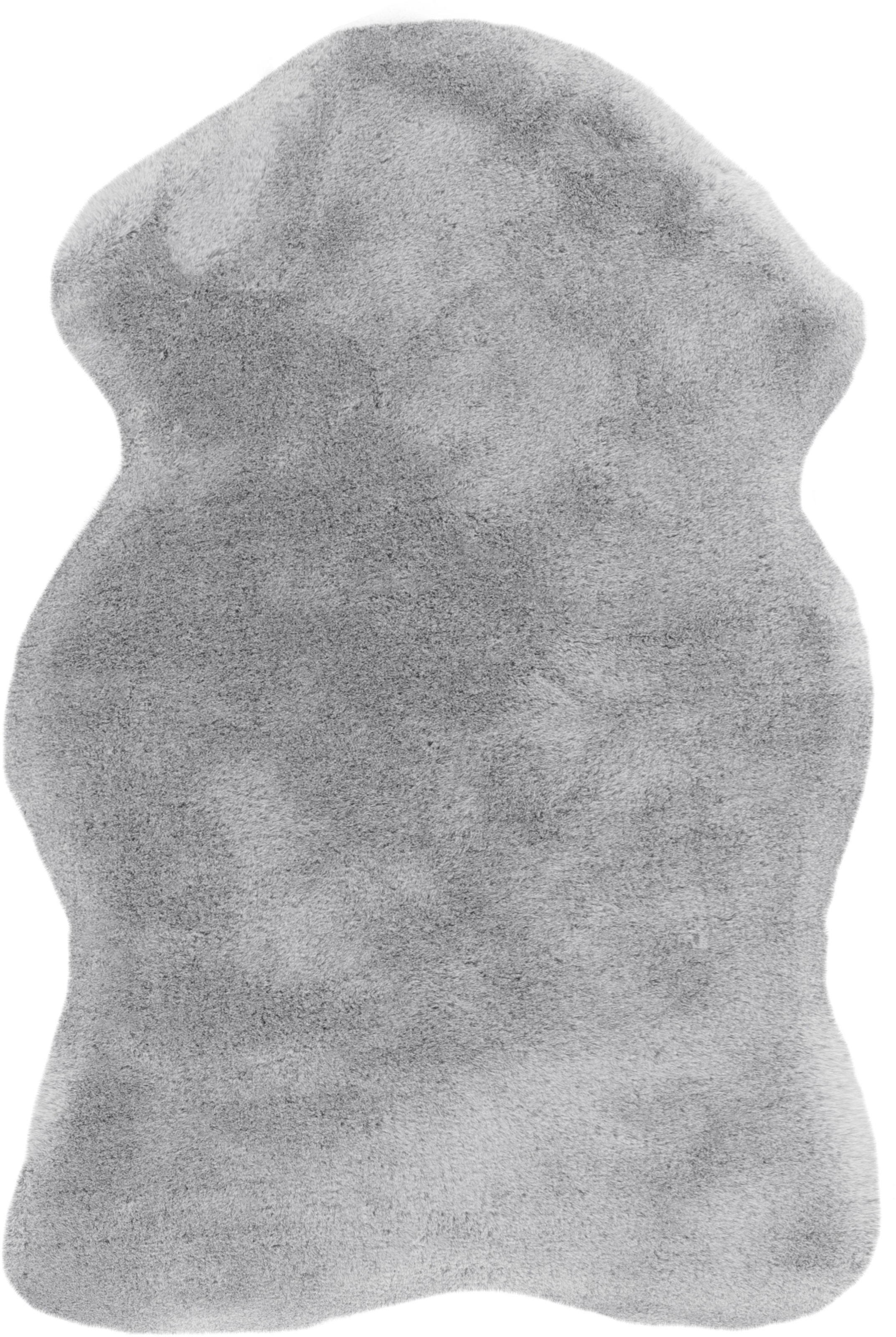 calo-deluxe Fellteppich »Vogesen 200«, fellförmig, 35 mm Höhe, handgetuftet, Kunstfell, Wohnzimmer