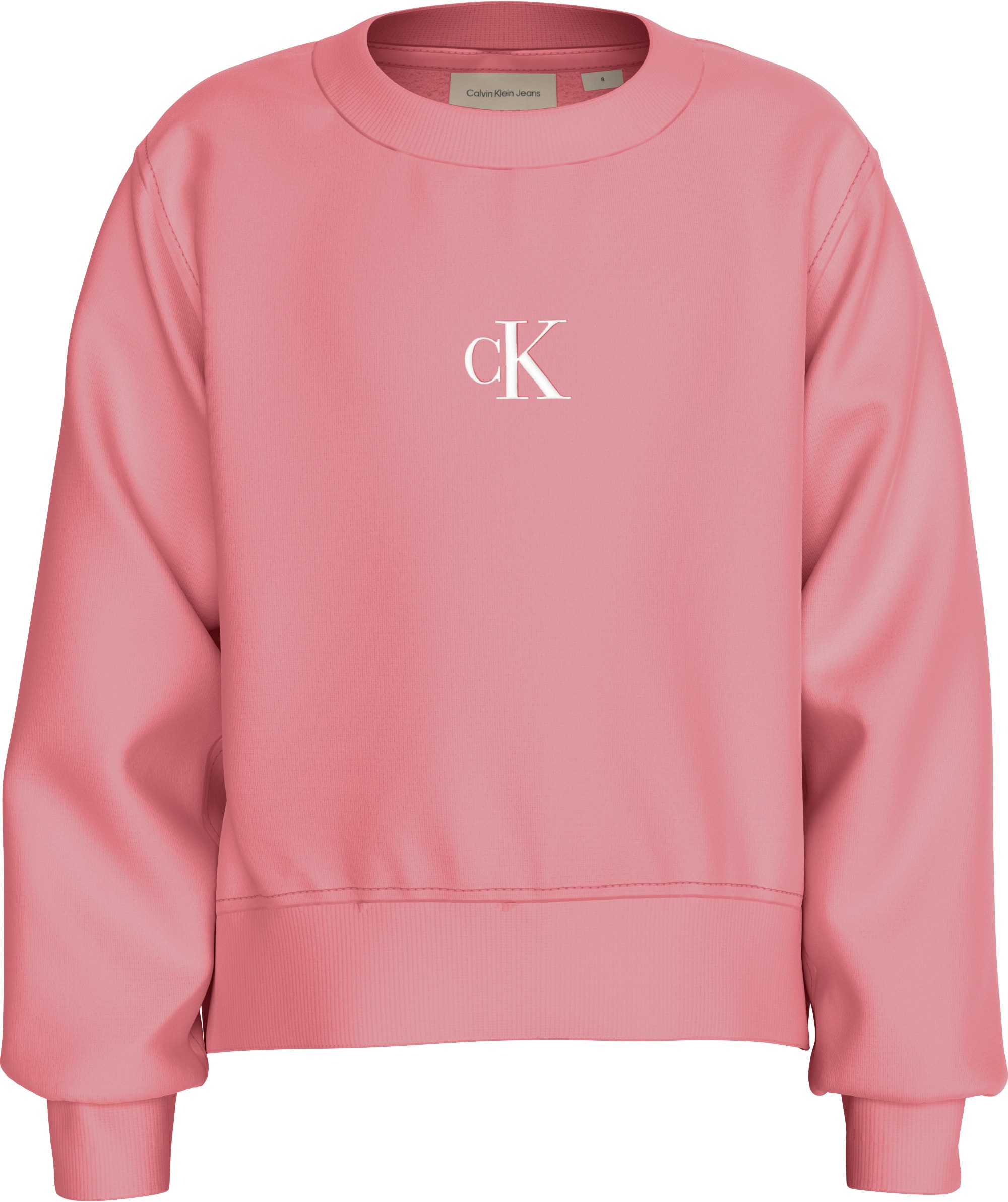 Calvin Klein Jeans Sweatshirt »CK LOGO CN FLEECE SWEATSHIRT«, für Kinder bis 16 Jahre, Logo-Druck