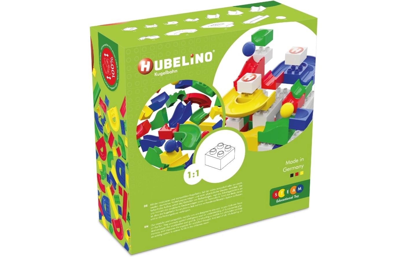 HUBELINO Kugelbahn »Set 55 Teile«, (55 tlg.)