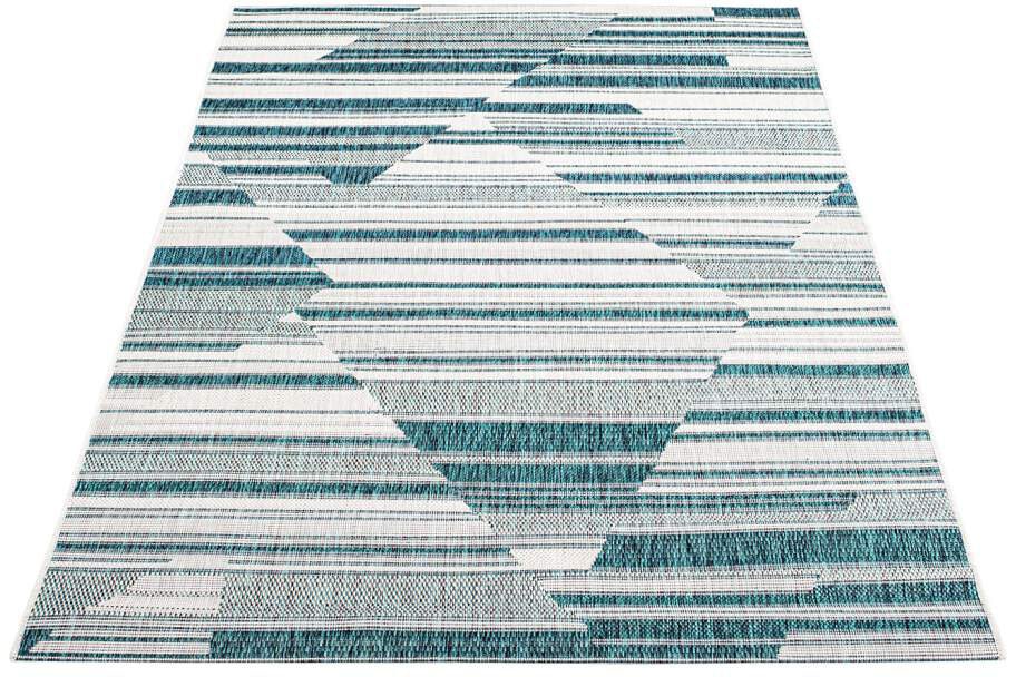 Carpet City Teppich »Outdoor 660«, rechteckig, In/- Outdoor geeignet,  Abstrakt, Wohnzimmer, Balkon, Terrasse online kaufen | Jelmoli-Versand | Kurzflor-Teppiche