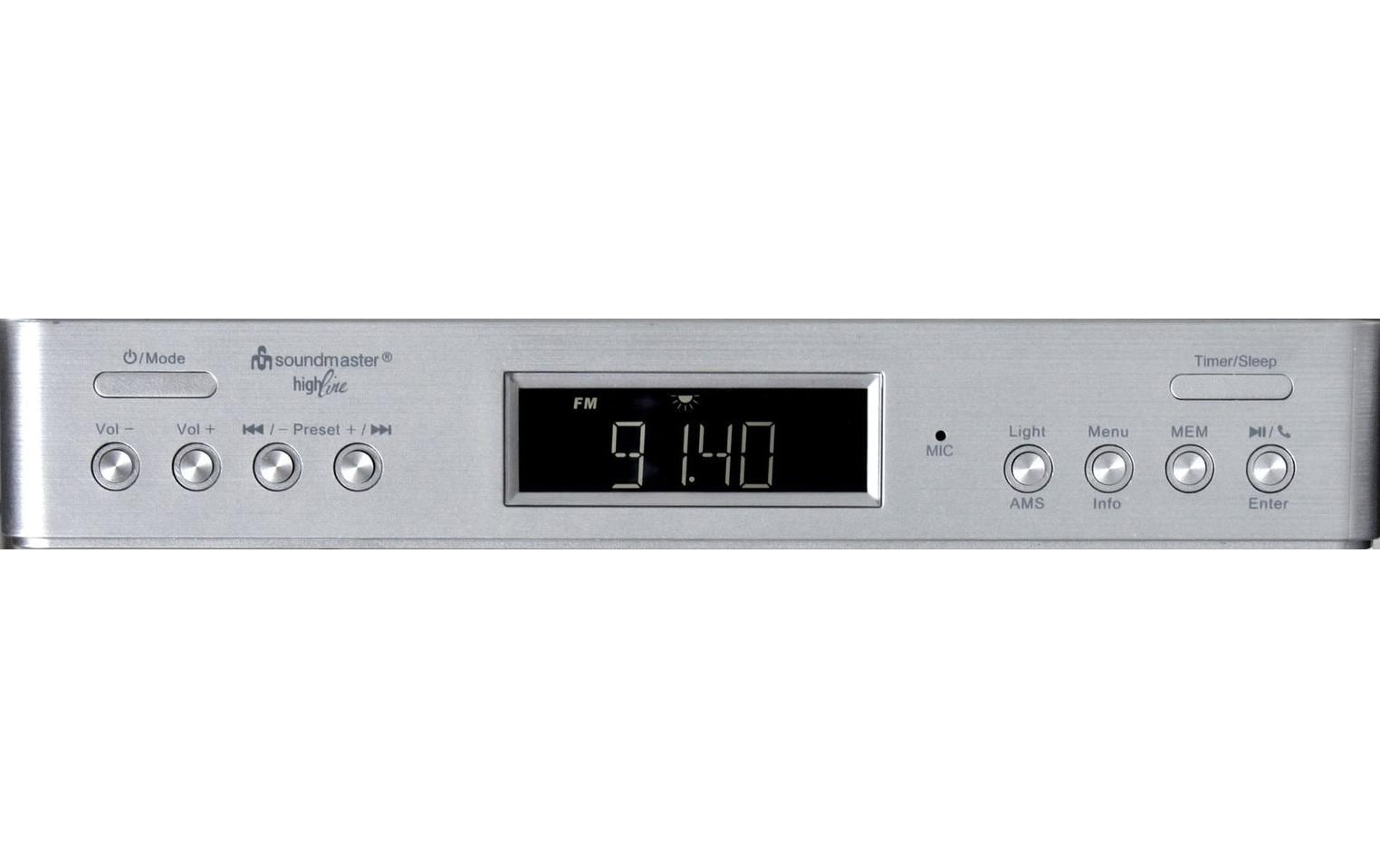 Soundmaster Digitalradio (DAB+) »UR2045SI« ( Digitalradio (DAB+)   FM-Tuner )