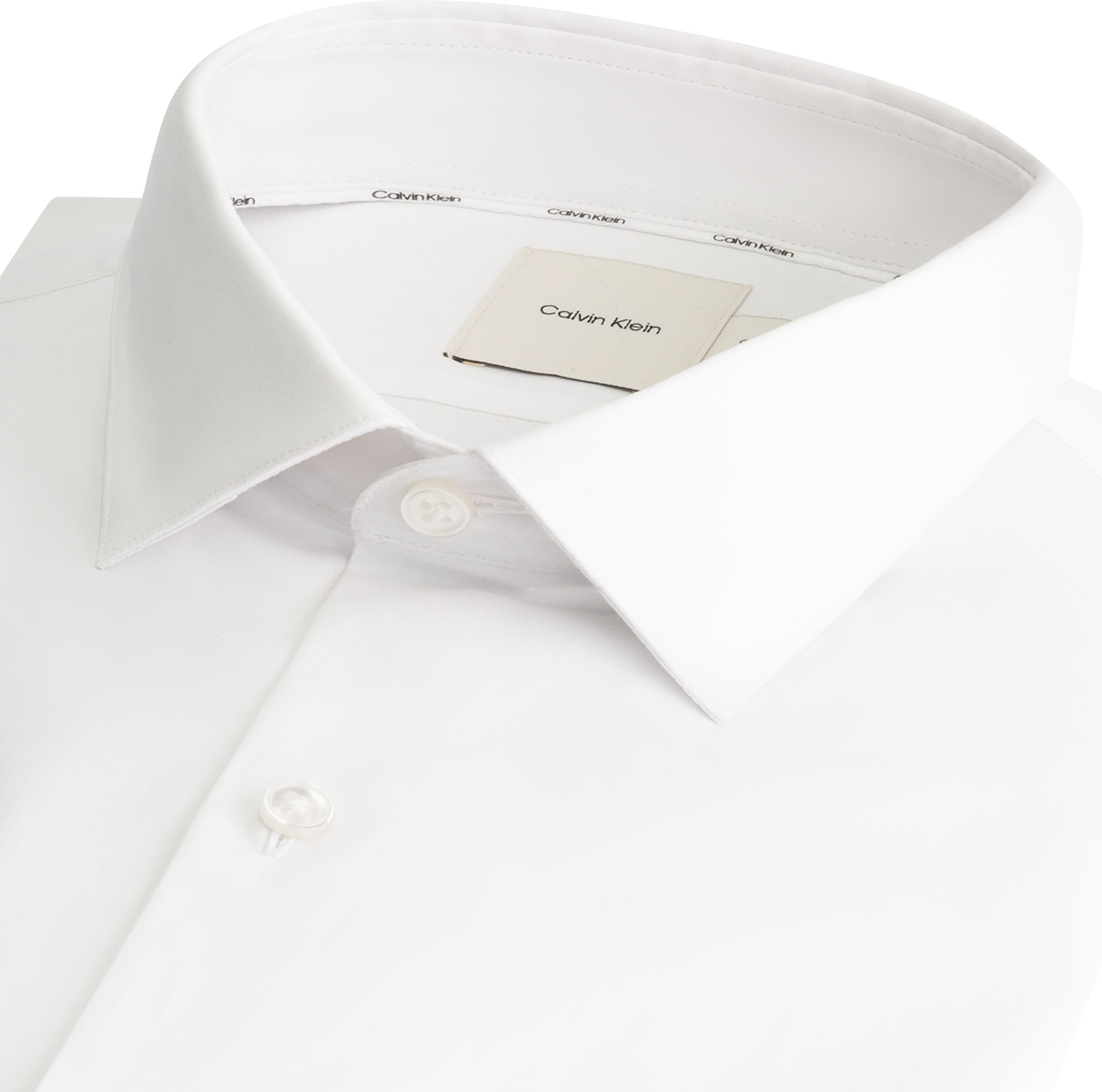 Calvin Klein Businesshemd »SLIM ESNTL POPLIN NOS STR SLD«, Mit Monogramm-Stickerei
