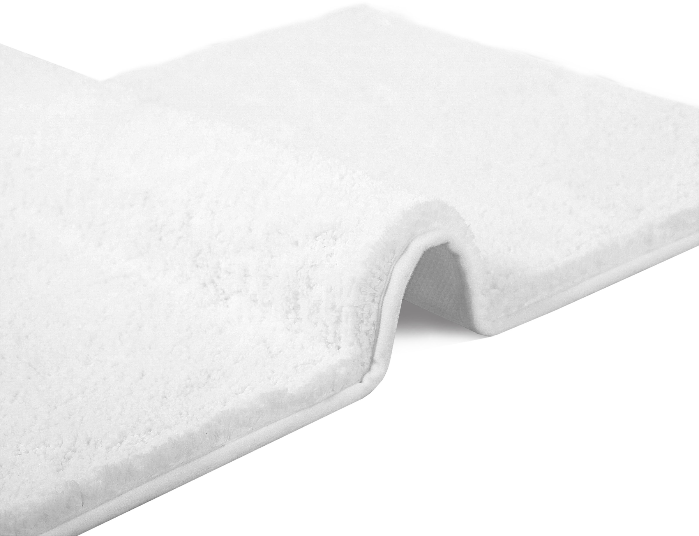 my home Badematte »Juna, Badteppich«, rutschhemmend beschichtet, fussbodenheizungsgeeignet-strapazierfähig, besonders weich, Badematten, unifarben